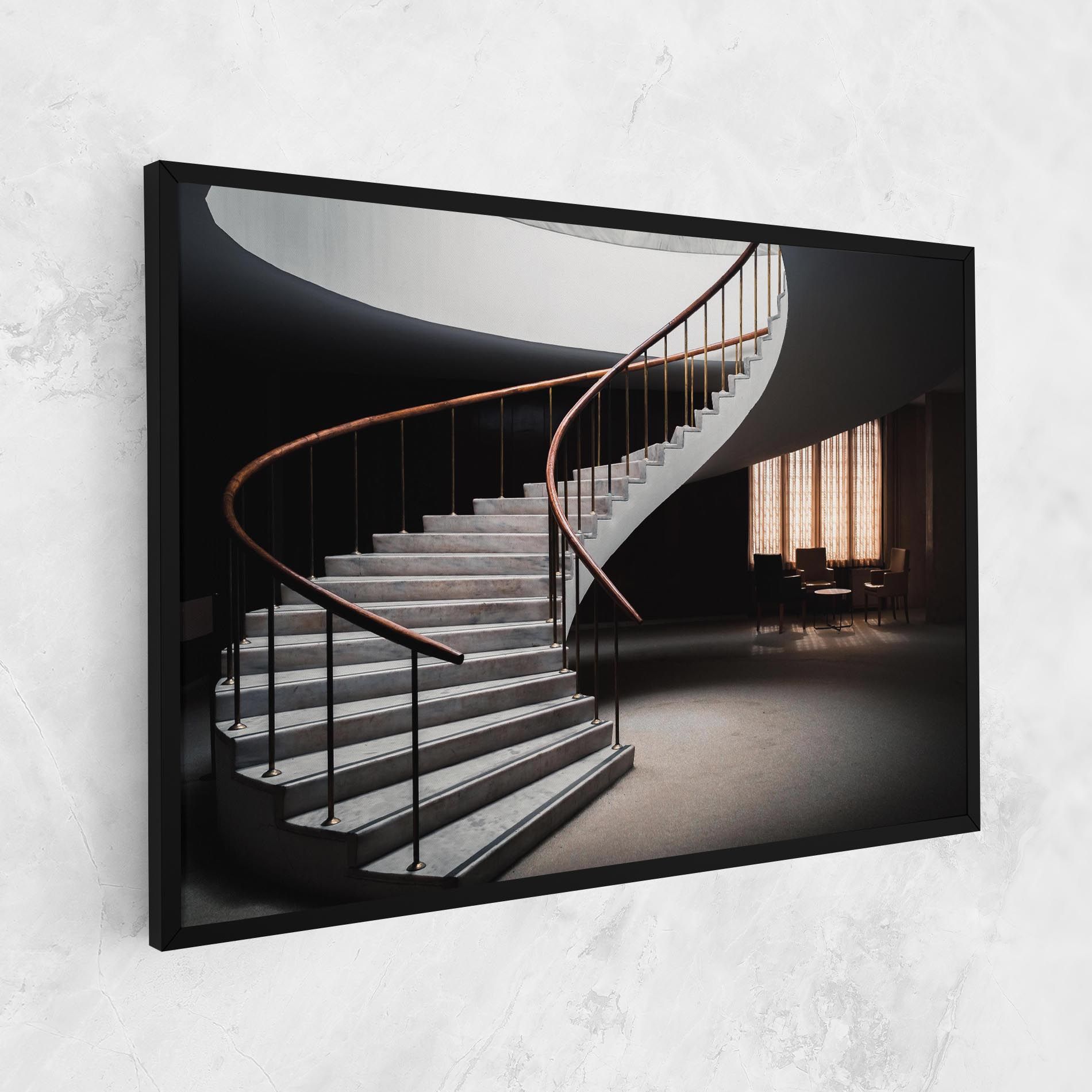 Dark Room Stairs mockup 1