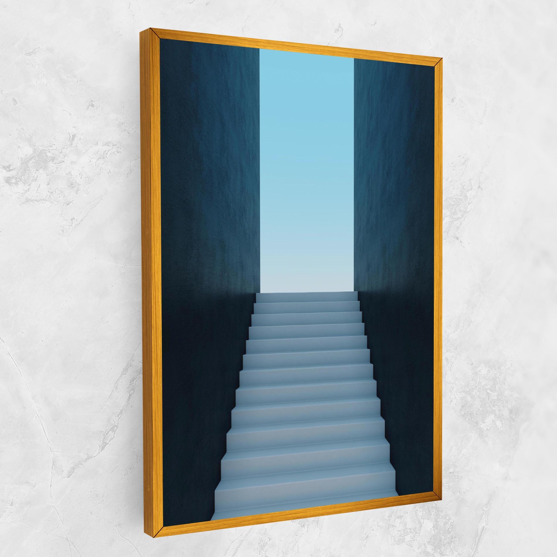 Leinwandbild Forward Stairs mockup 1