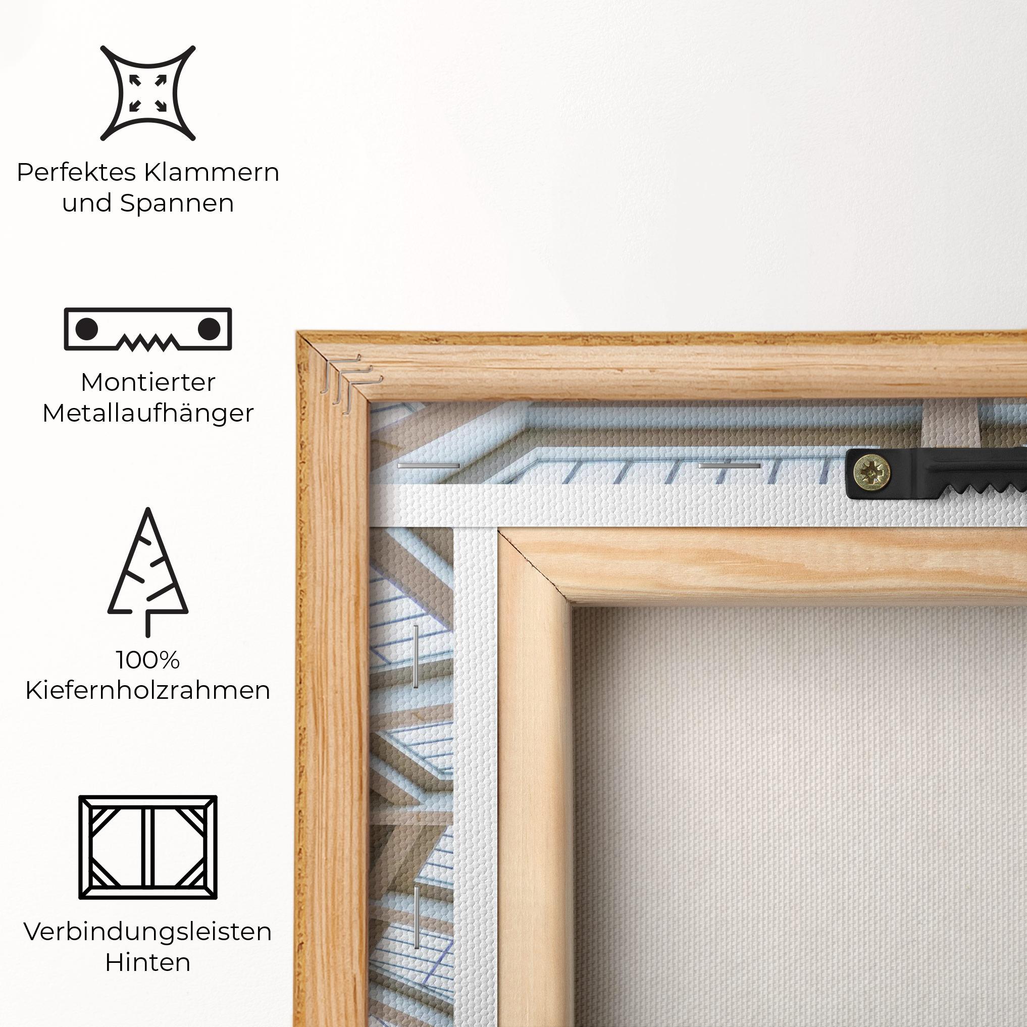 Leinwandbild Ceiling Dome mockup 5