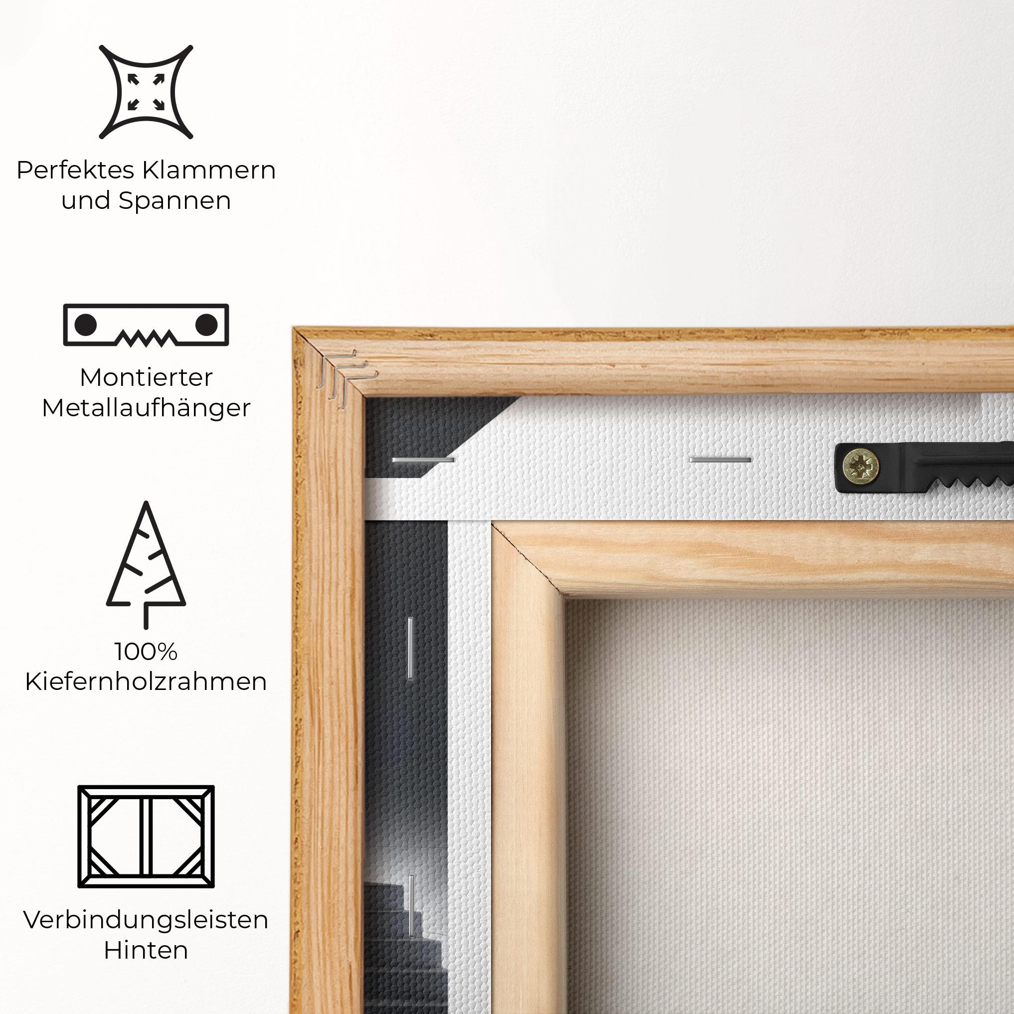 Leinwandbild Dark Stairs mockup 5