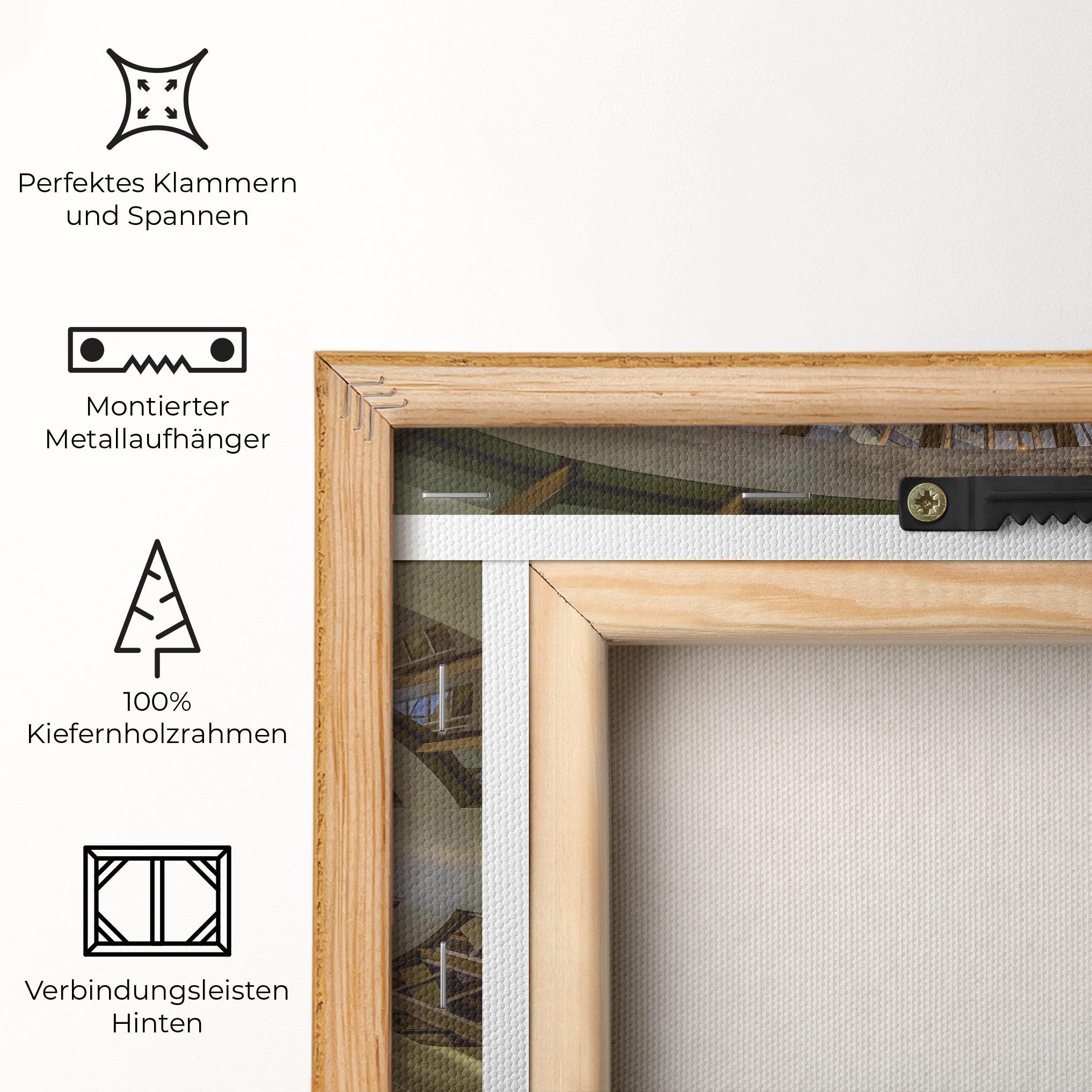 Leinwandbild Glass Building mockup 5