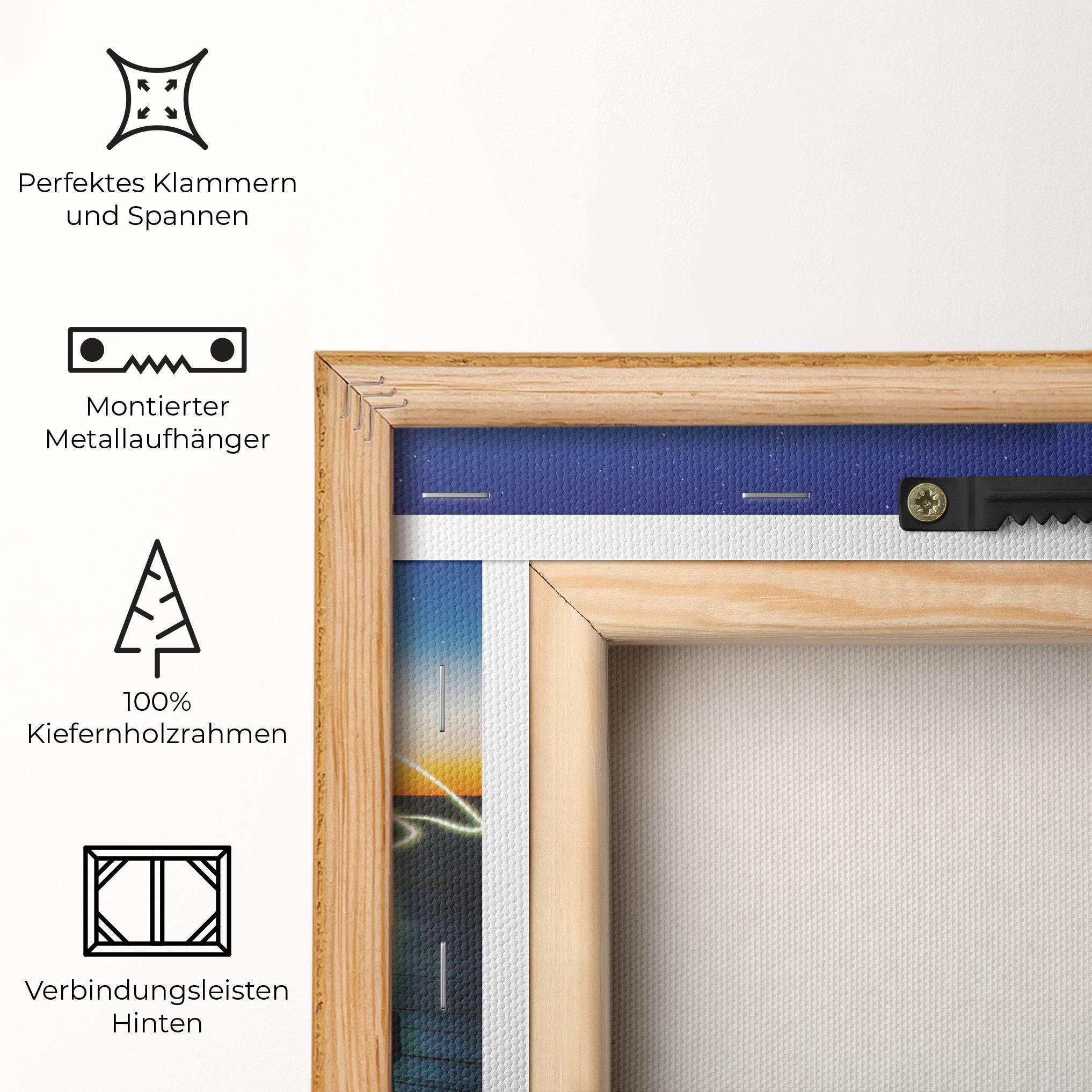 Leinwandbild White Light Floating mockup 5
