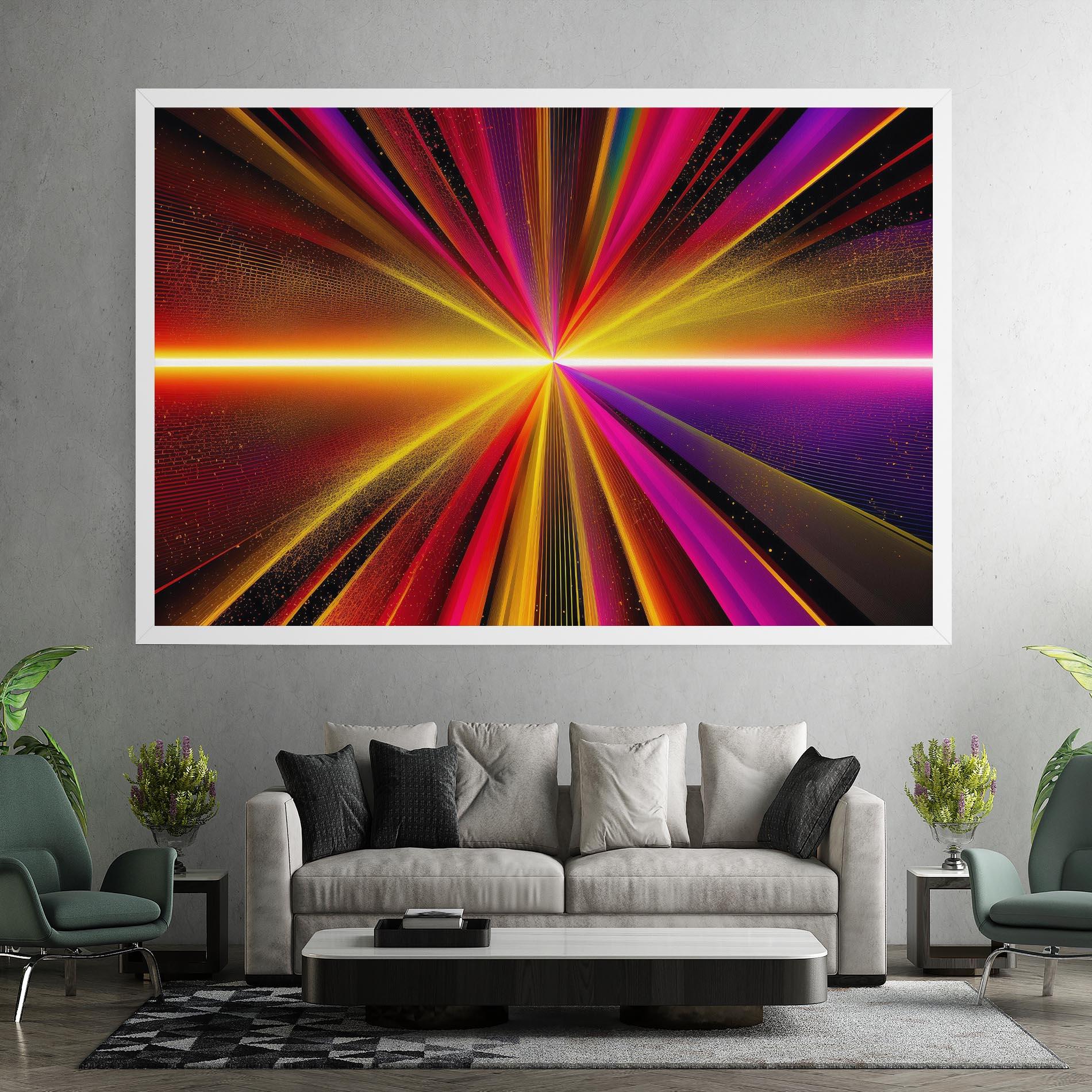 Leinwandbild White Light Mix mockup 7