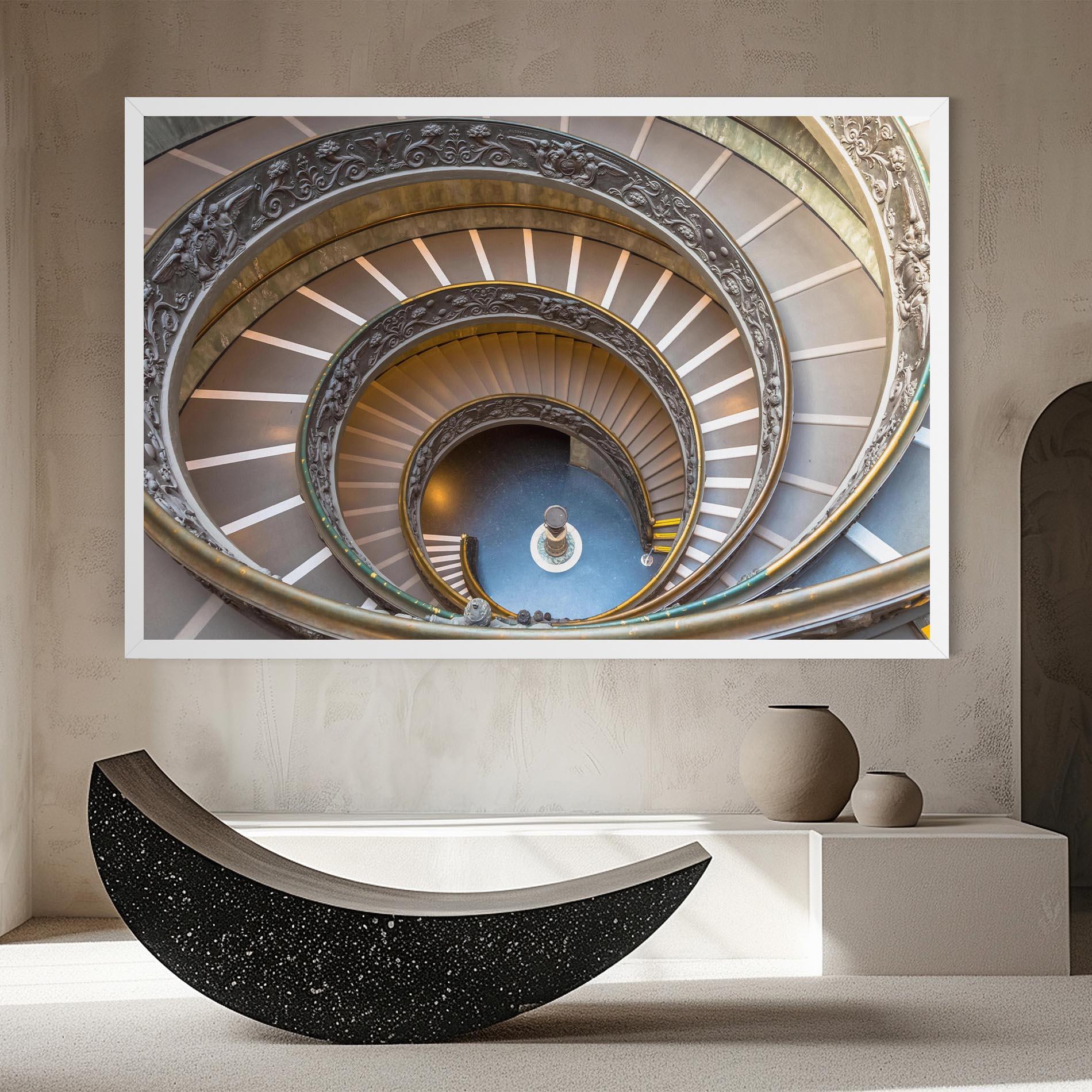 Leinwandbild Colored Stairs mockup 8