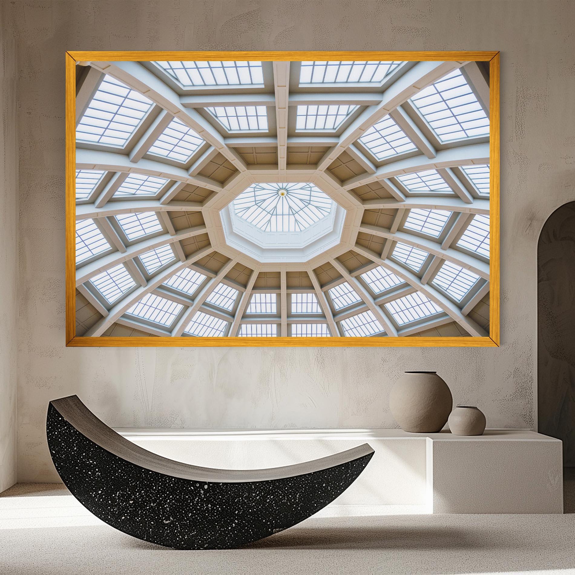 Leinwandbild Ceiling Dome mockup 8