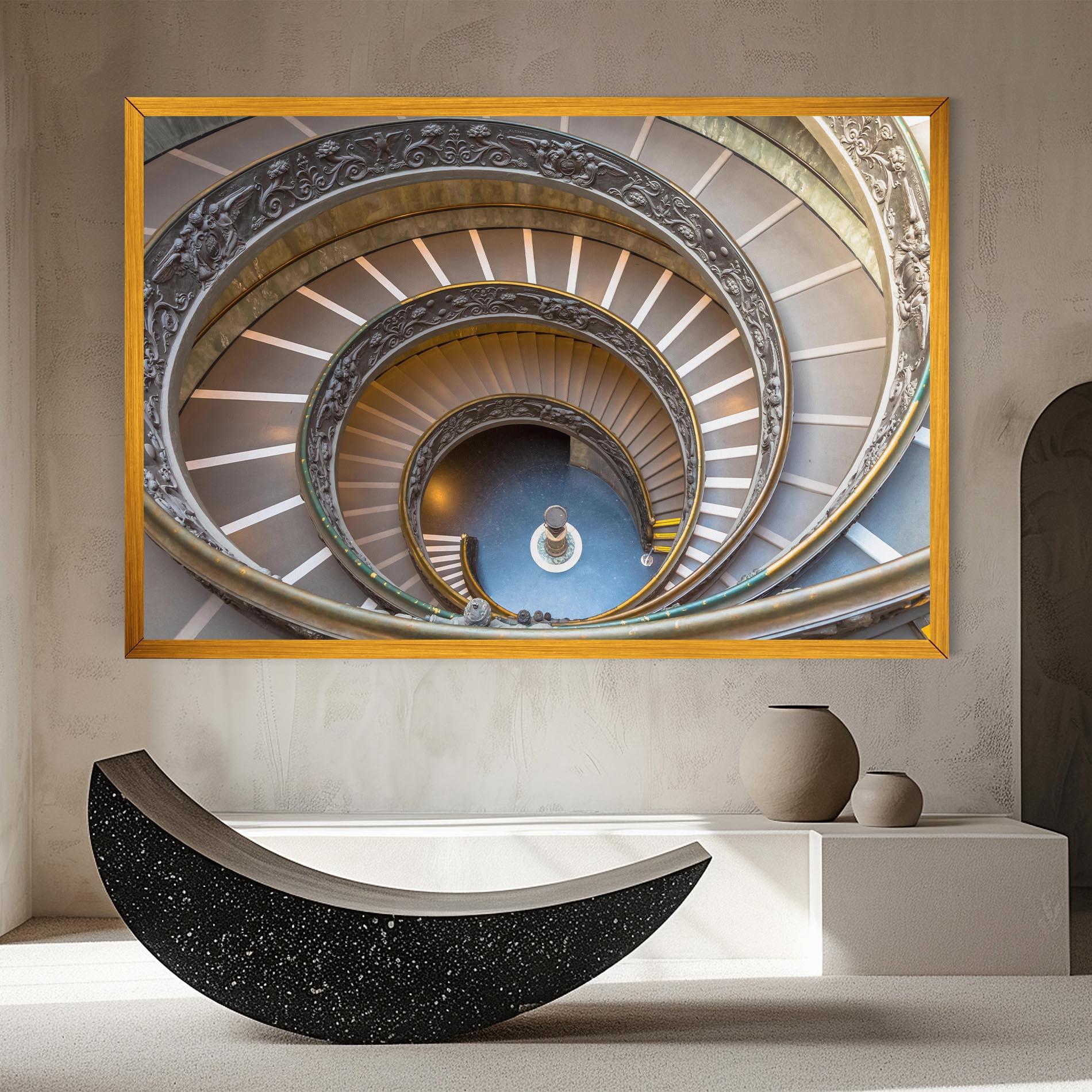 Leinwandbild Colored Stairs mockup 8
