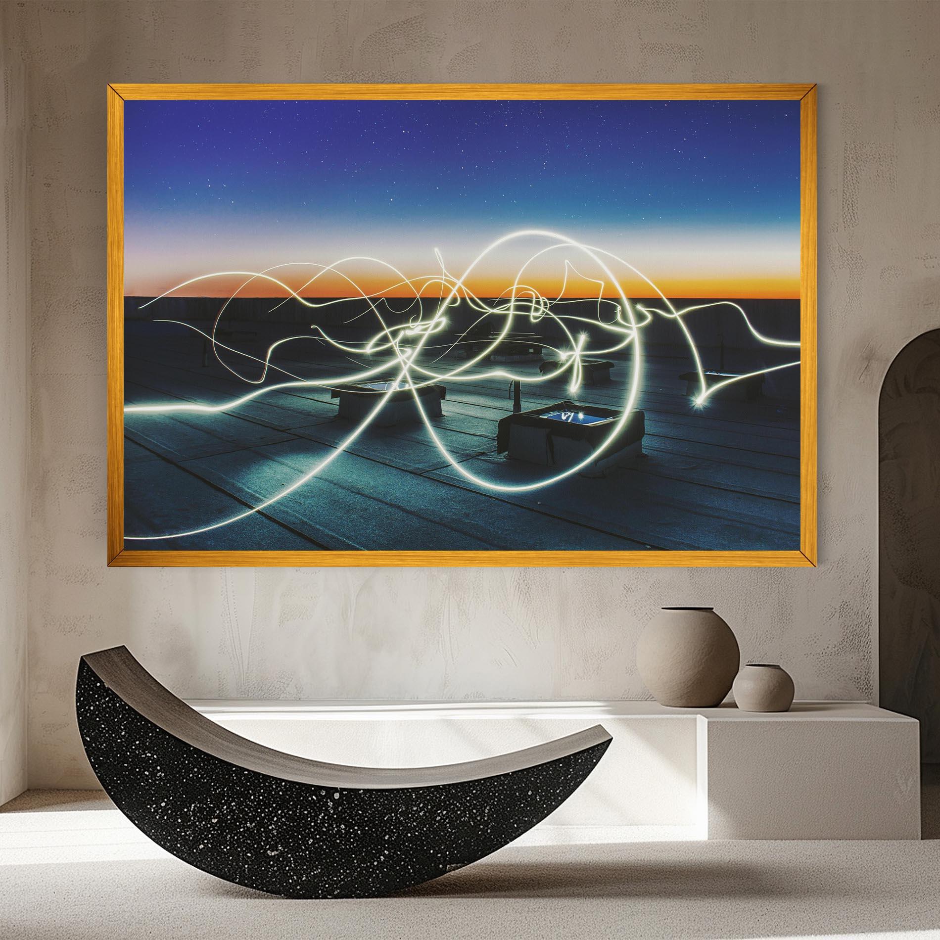 Leinwandbild White Light Floating mockup 8