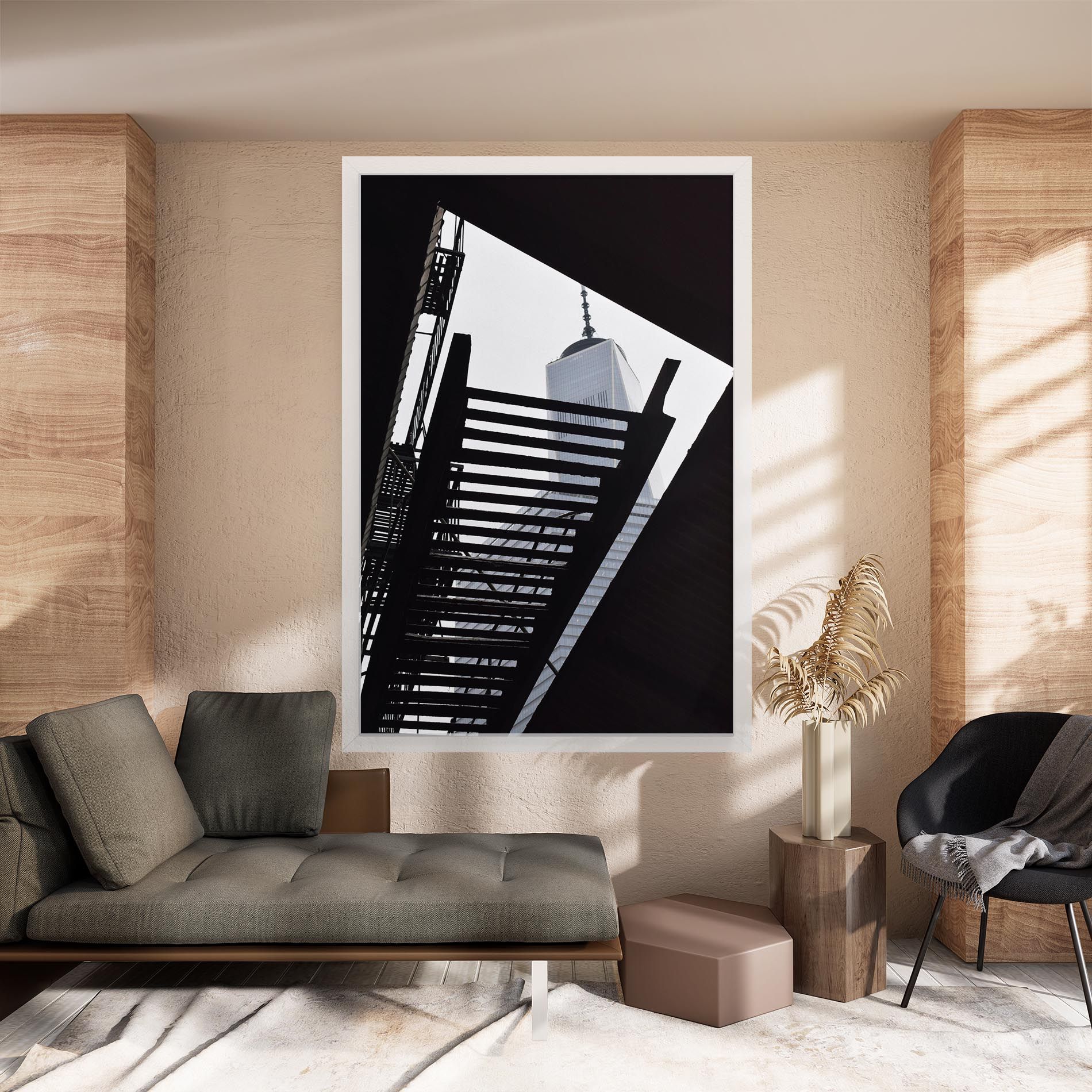 Black Stairs Floating mockup 8