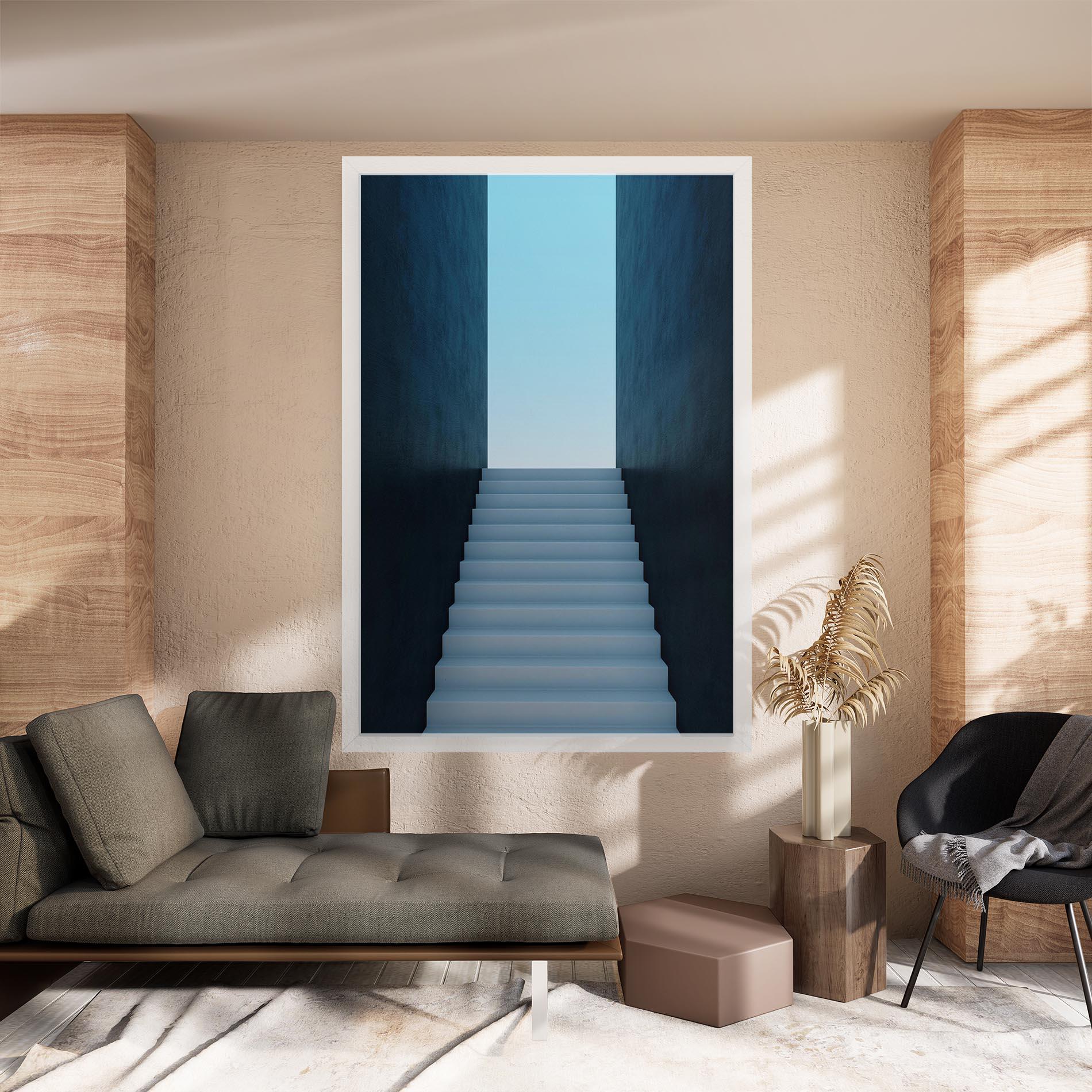 Leinwandbild Forward Stairs mockup 8