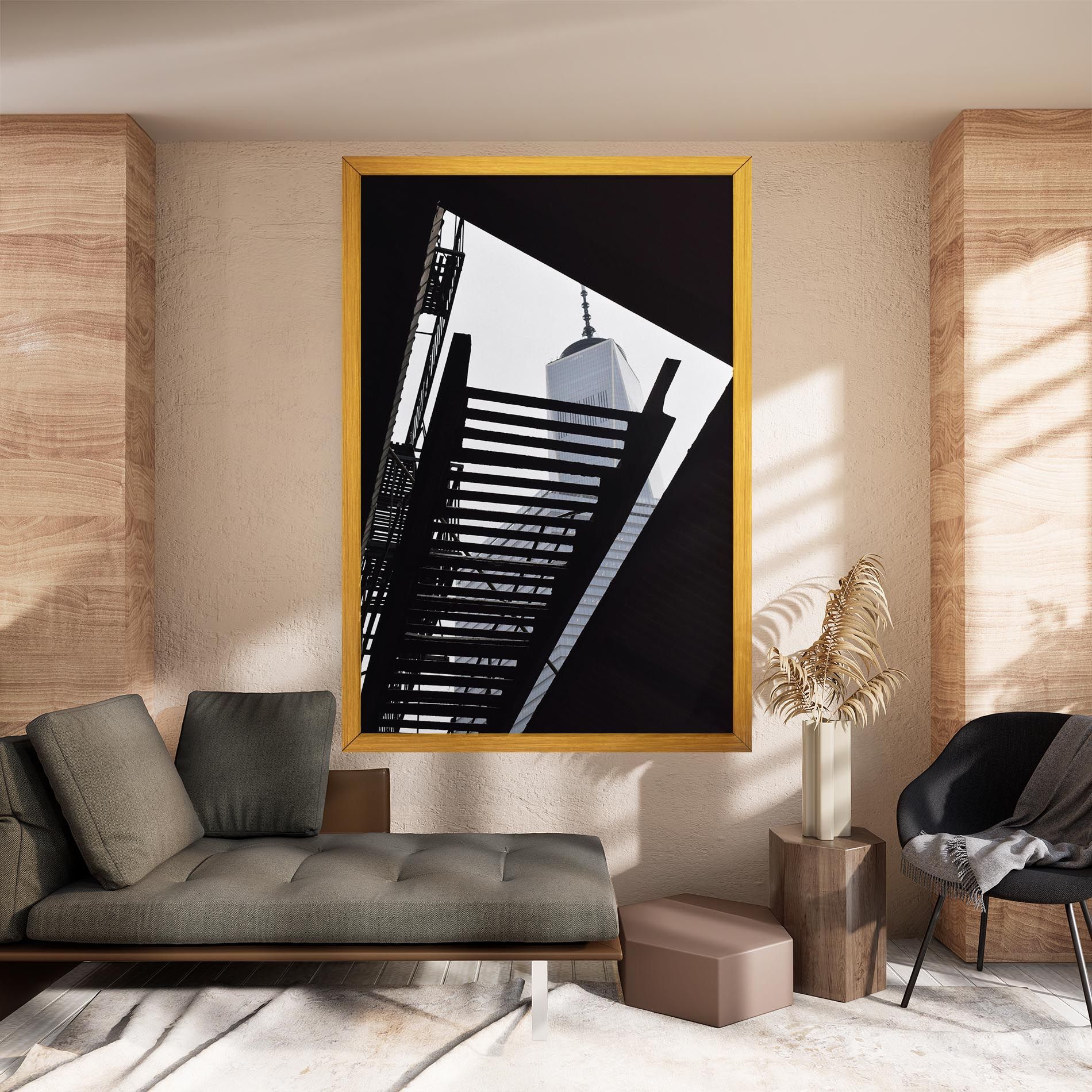 Black Stairs Floating mockup 8