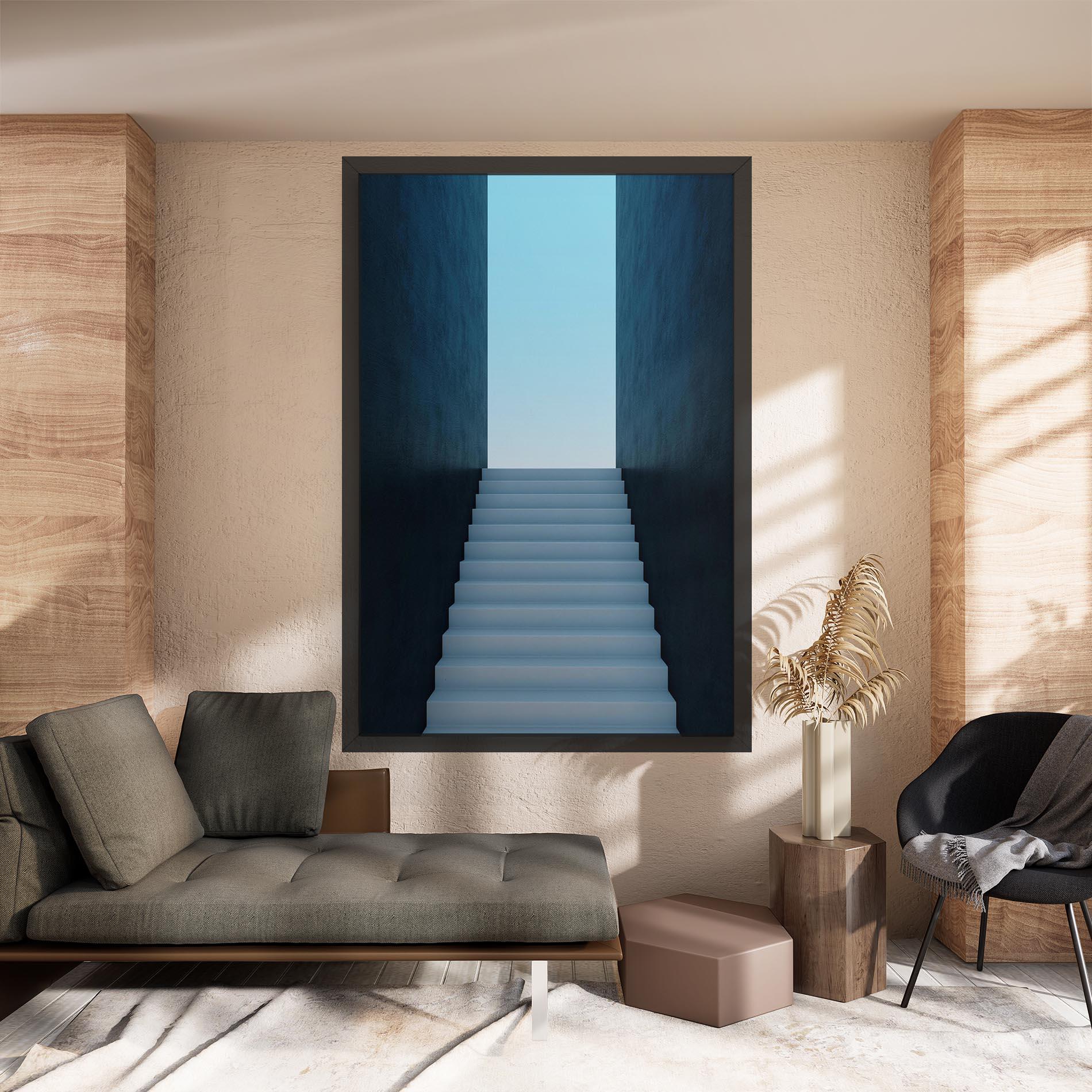 Leinwandbild Forward Stairs mockup 8