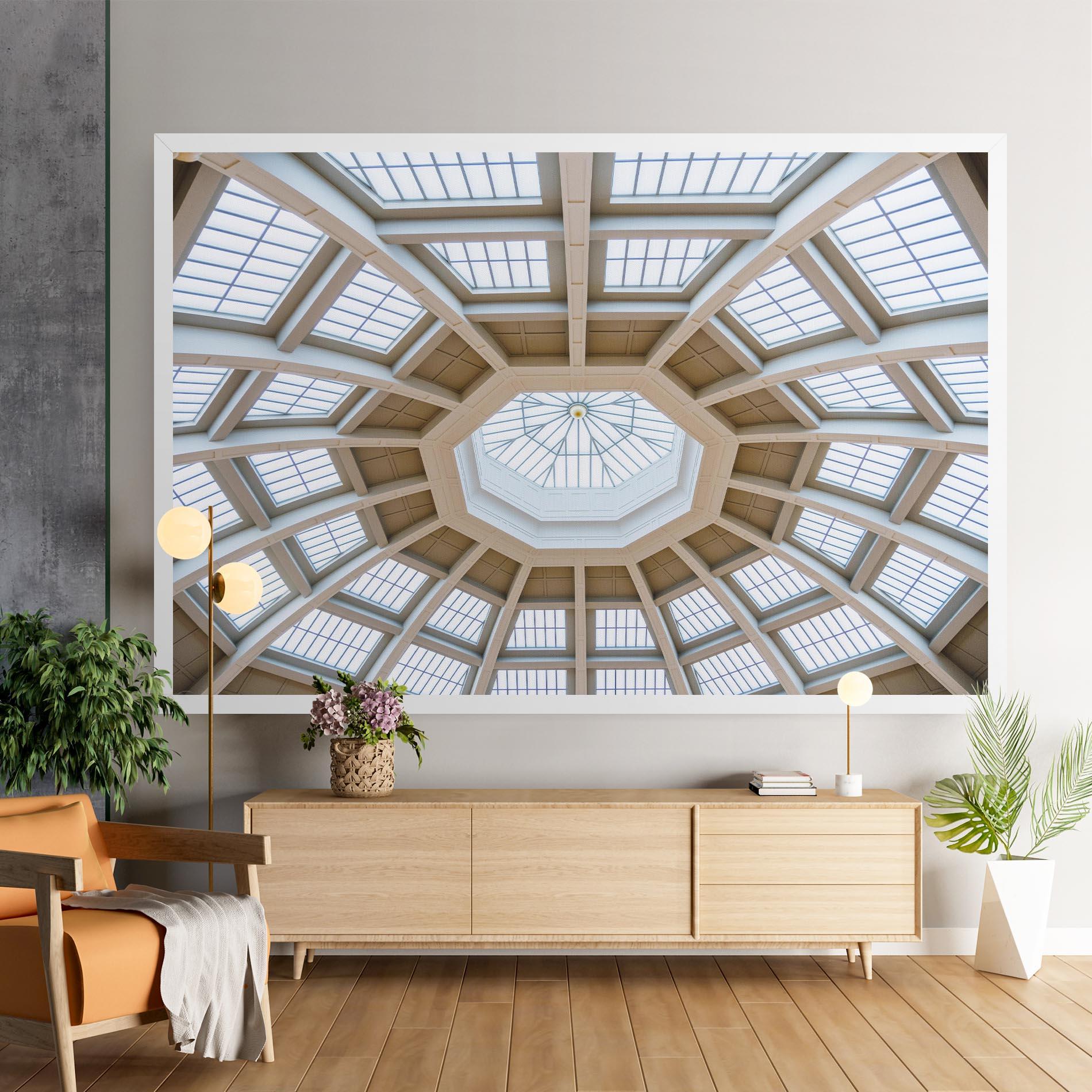 Leinwandbild Ceiling Dome mockup 9