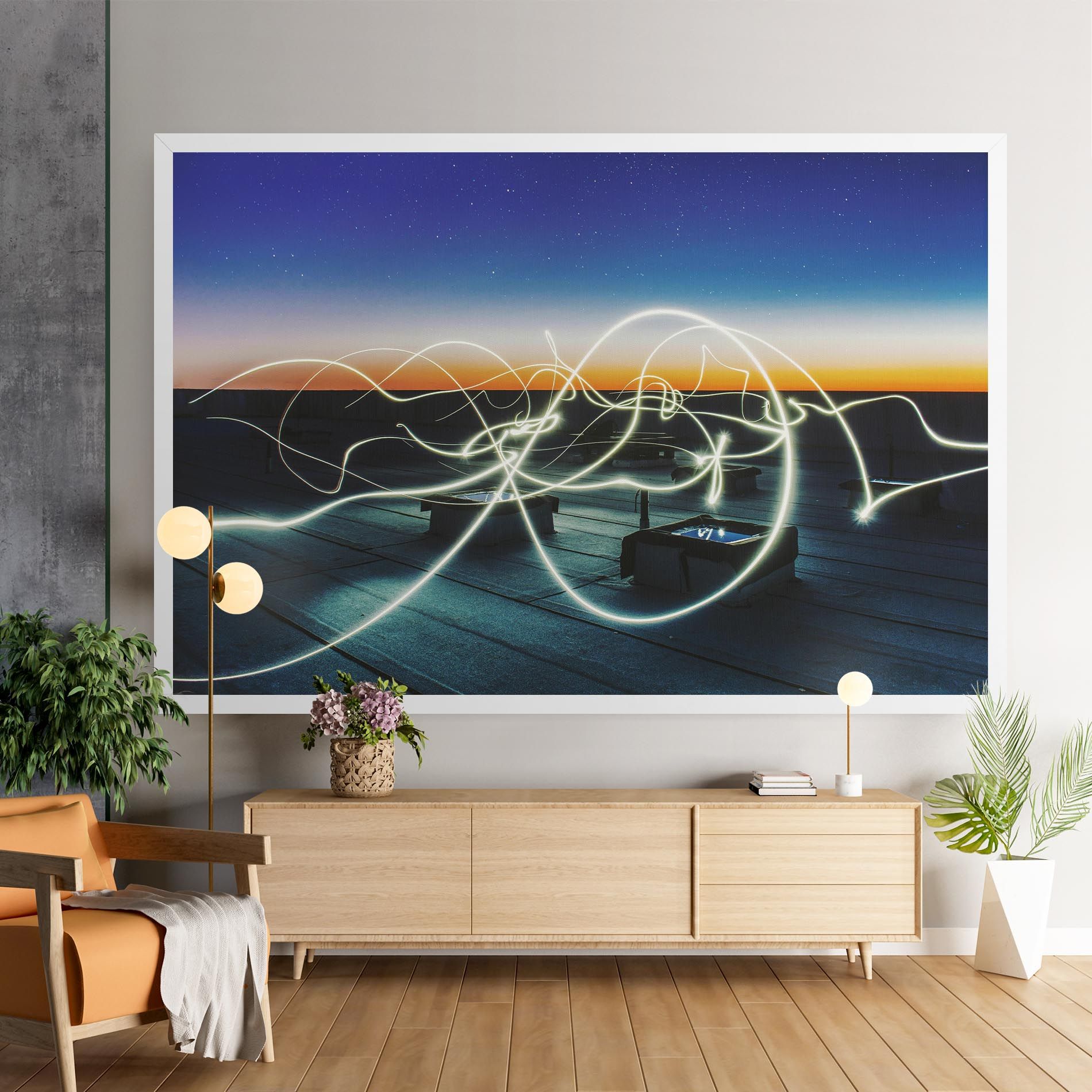 White Light Floating mockup 9