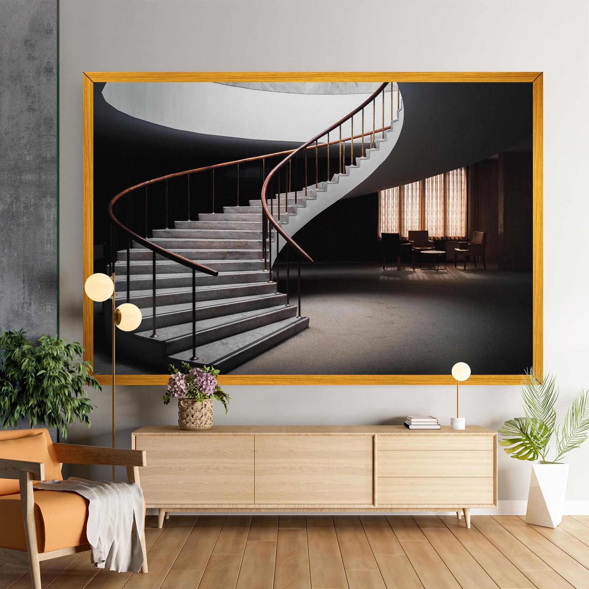 Dark Room Stairs mockup 9