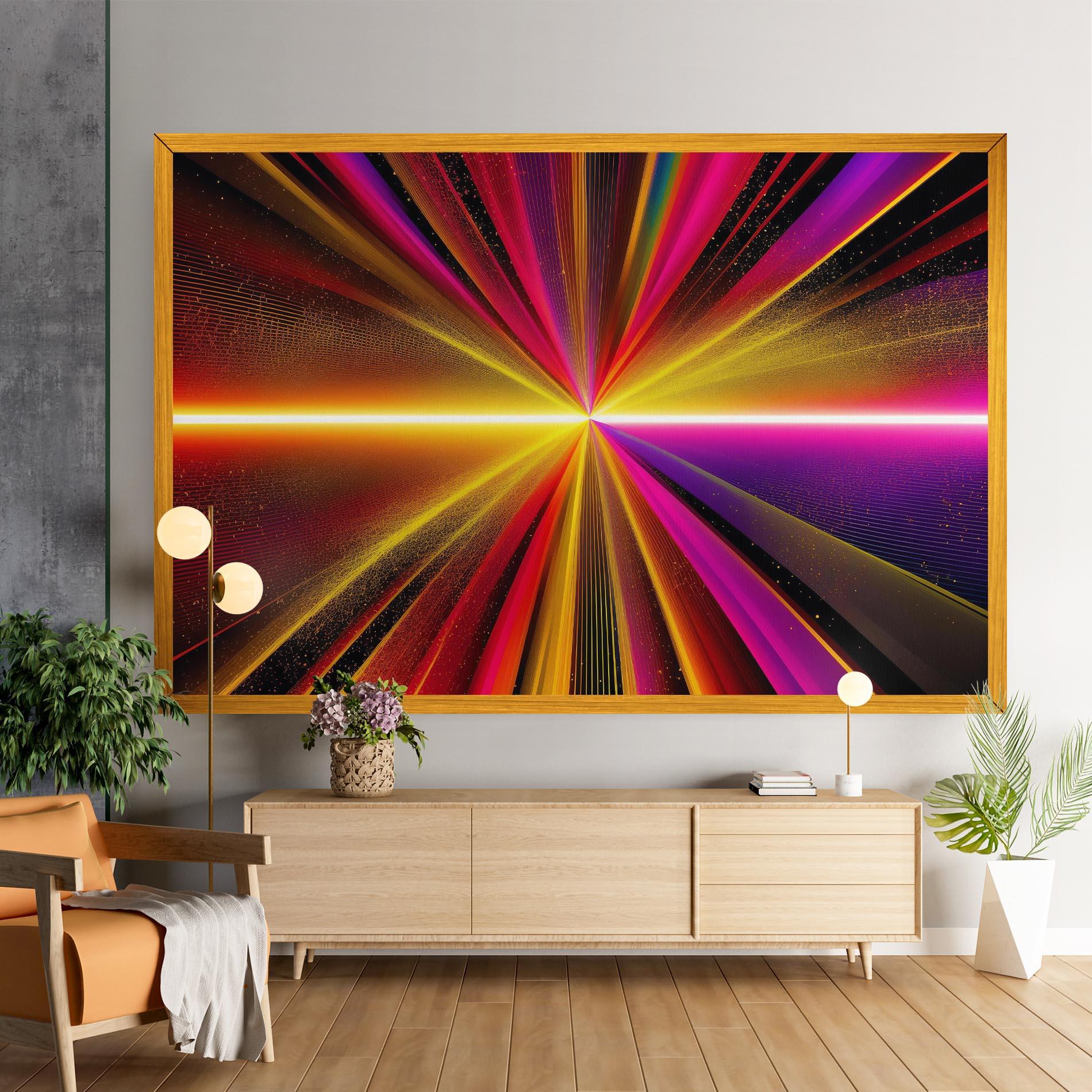 Leinwandbild White Light Mix mockup 9