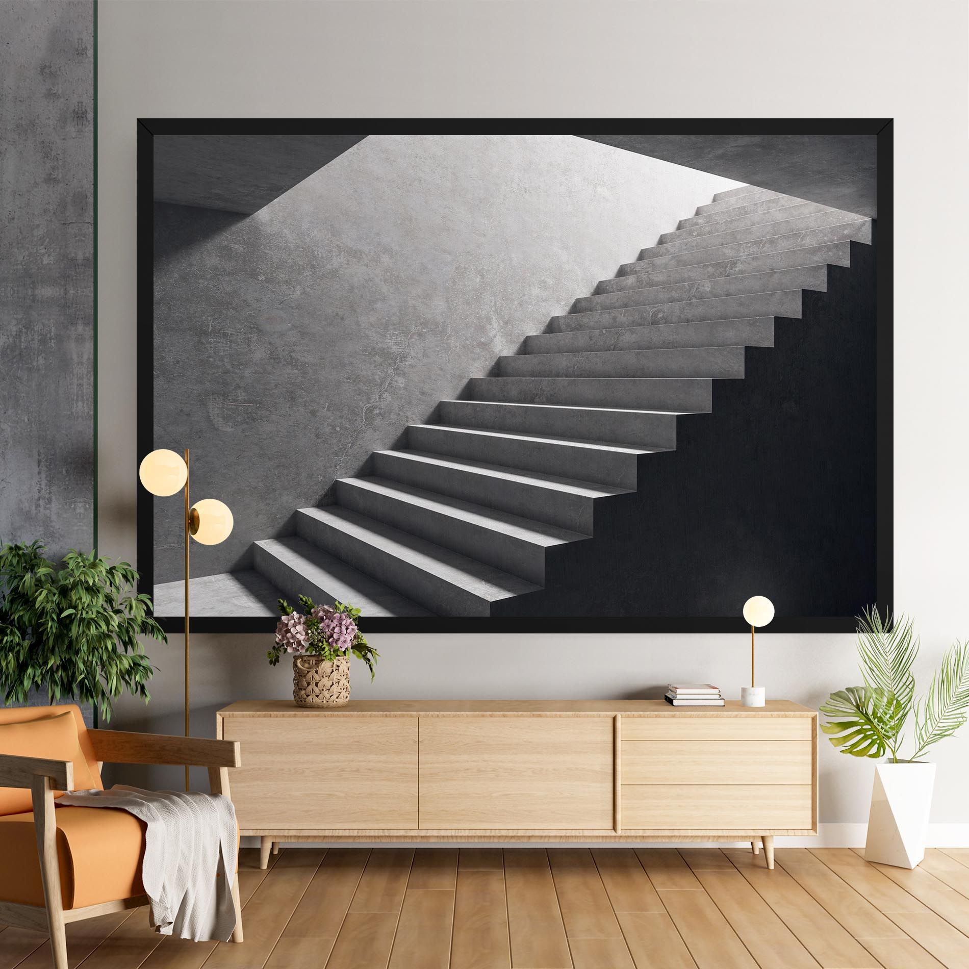 Concrete Stairs mockup 9