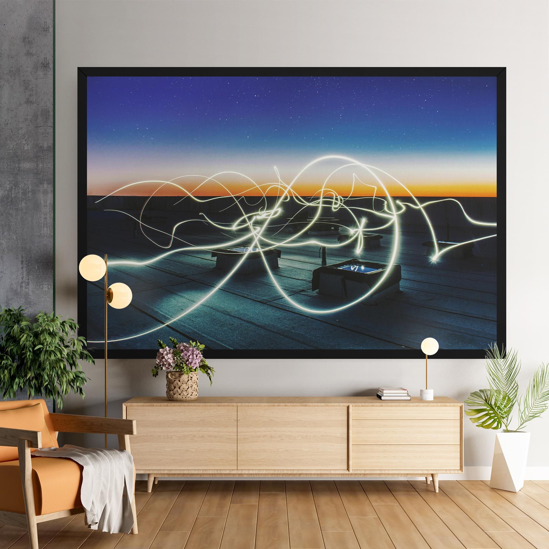 White Light Floating mockup 9