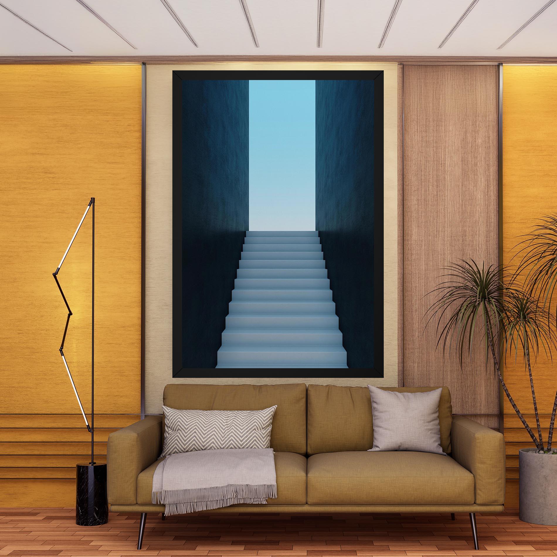 Leinwandbild Forward Stairs mockup 9