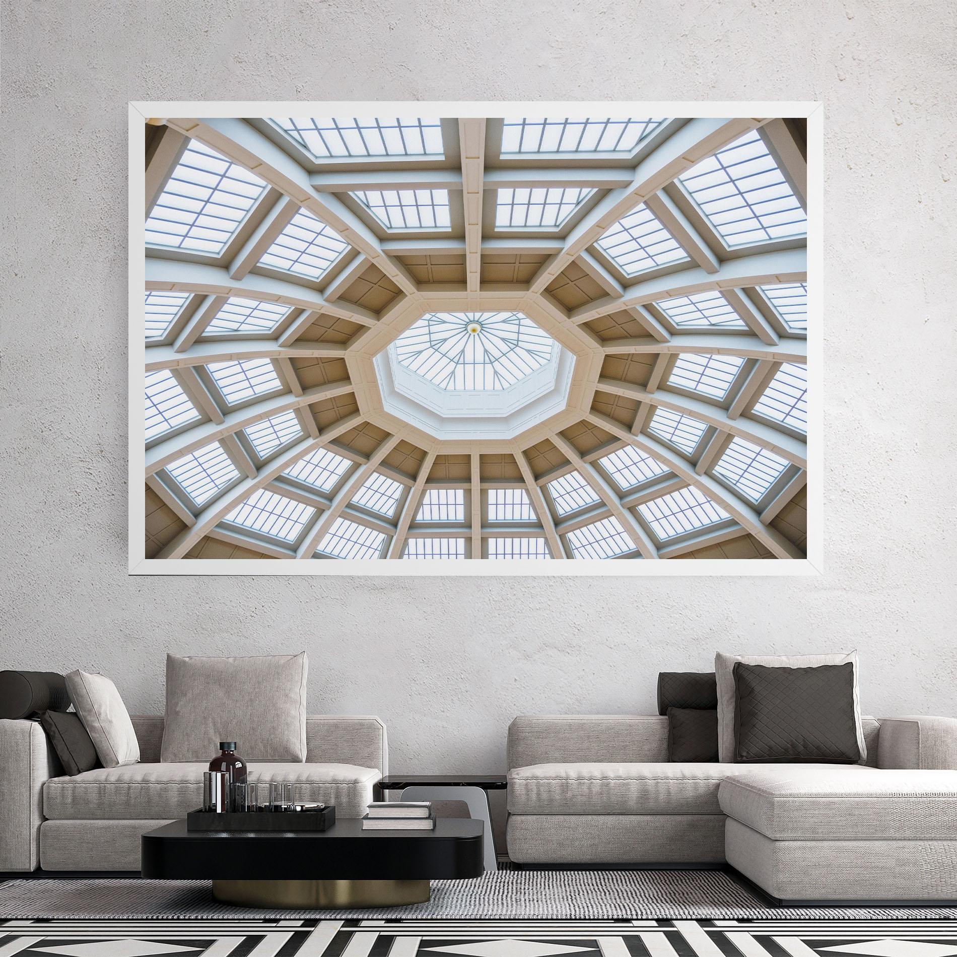 Leinwandbild Ceiling Dome mockup 2
