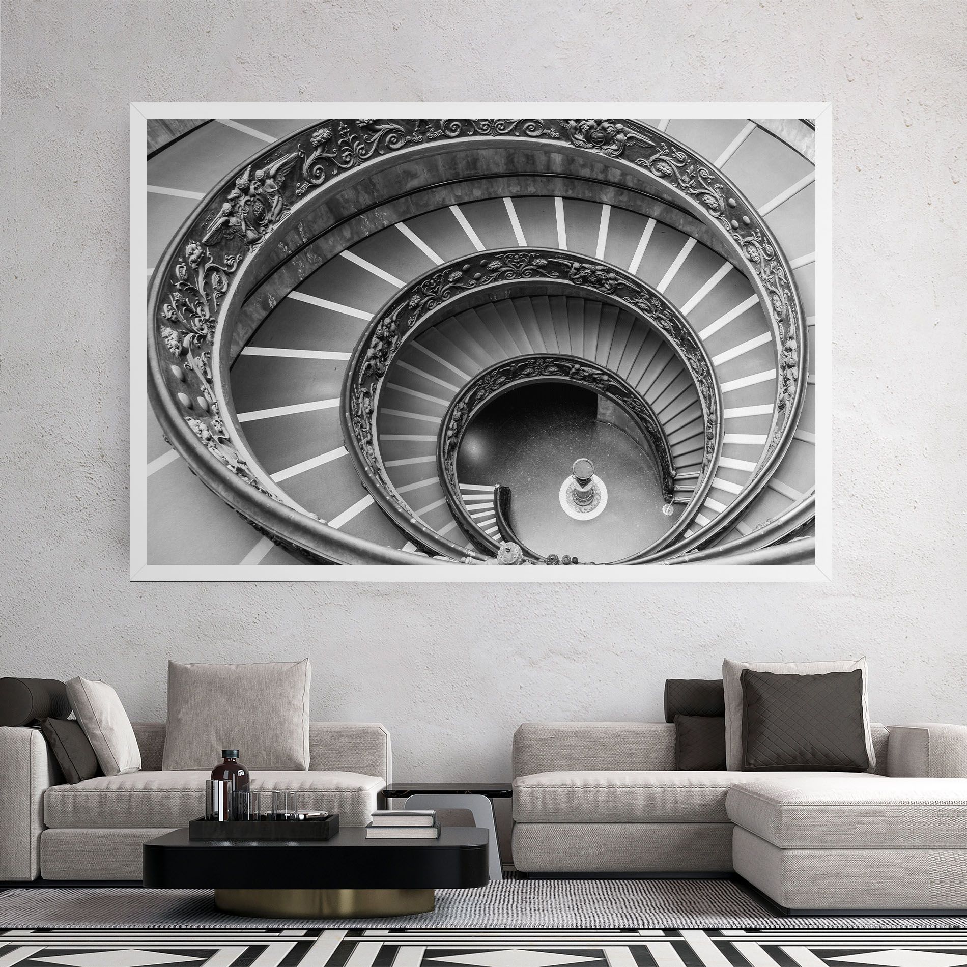 Grey Spiral mockup 2