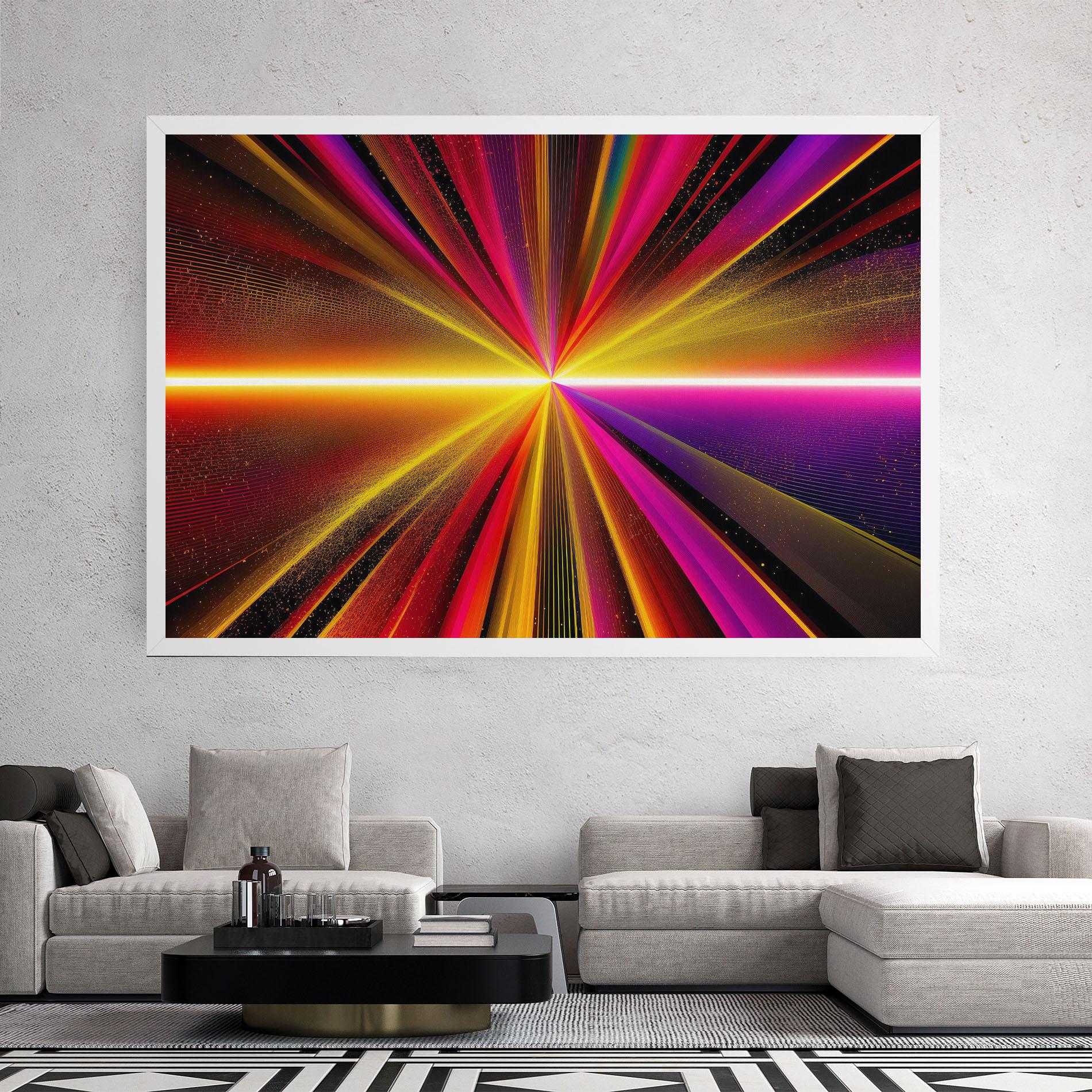 Leinwandbild White Light Mix mockup 2