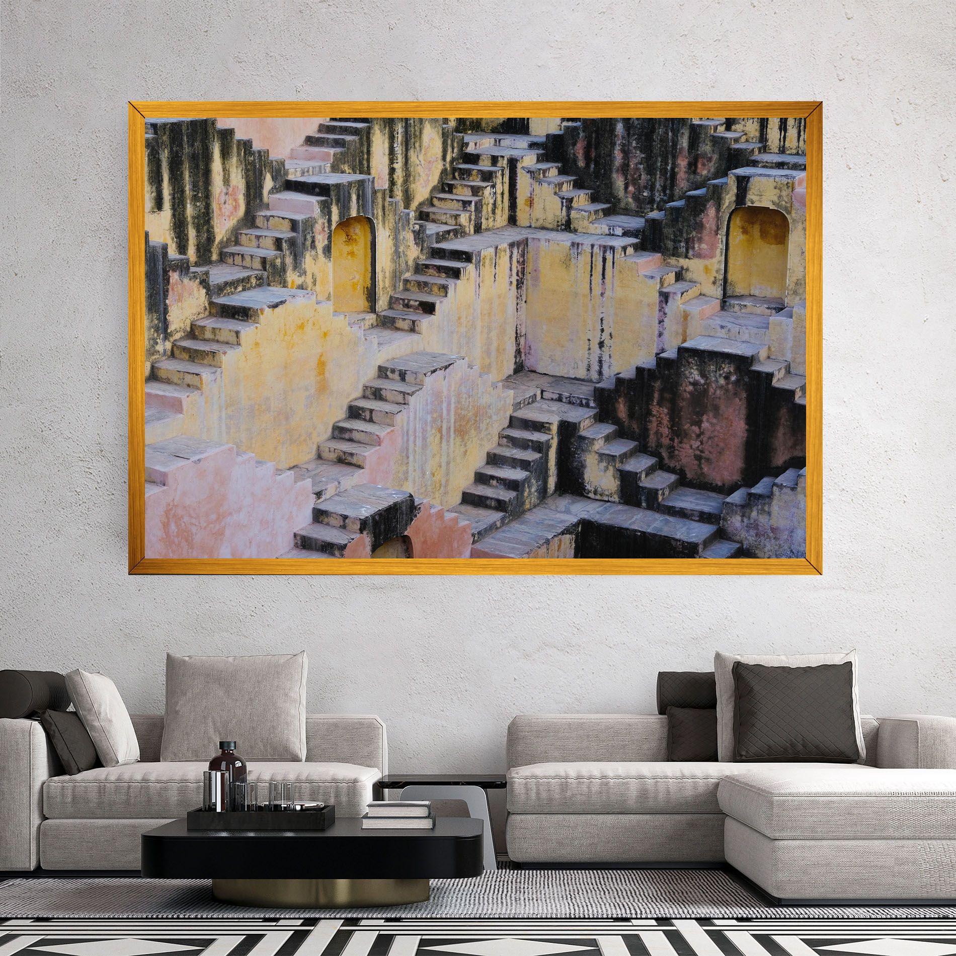 Old Yellow Stairs mockup 2