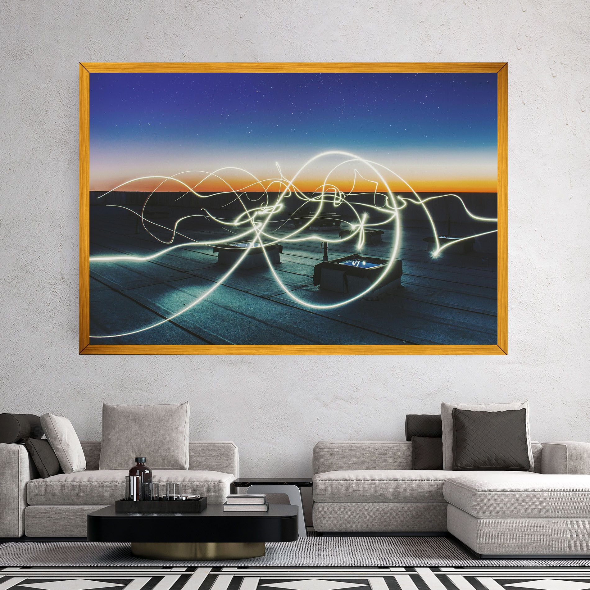 White Light Floating mockup 2