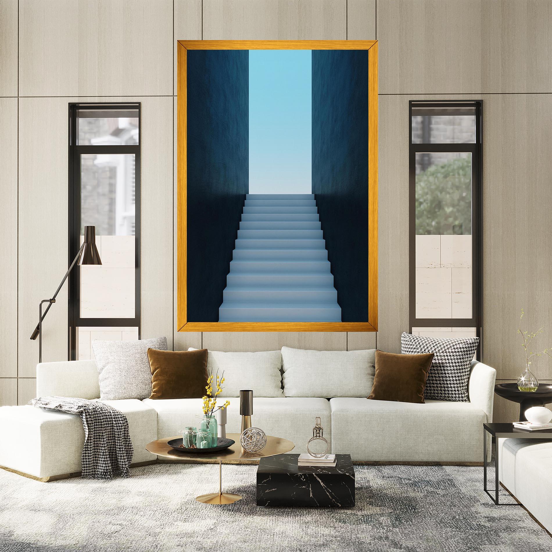 Leinwandbild Forward Stairs mockup 2