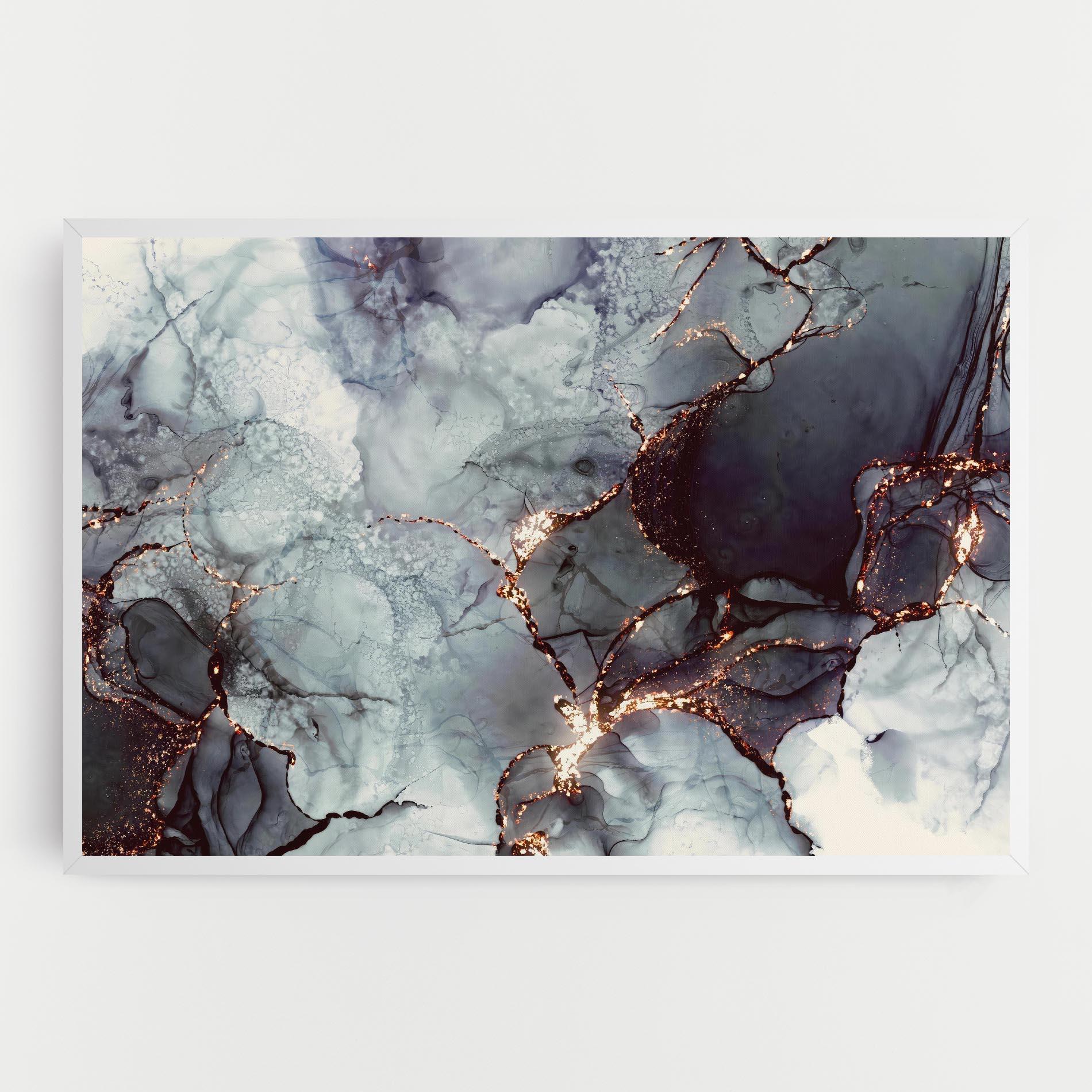 Leinwandbild Abstract Gold Path mockup 0