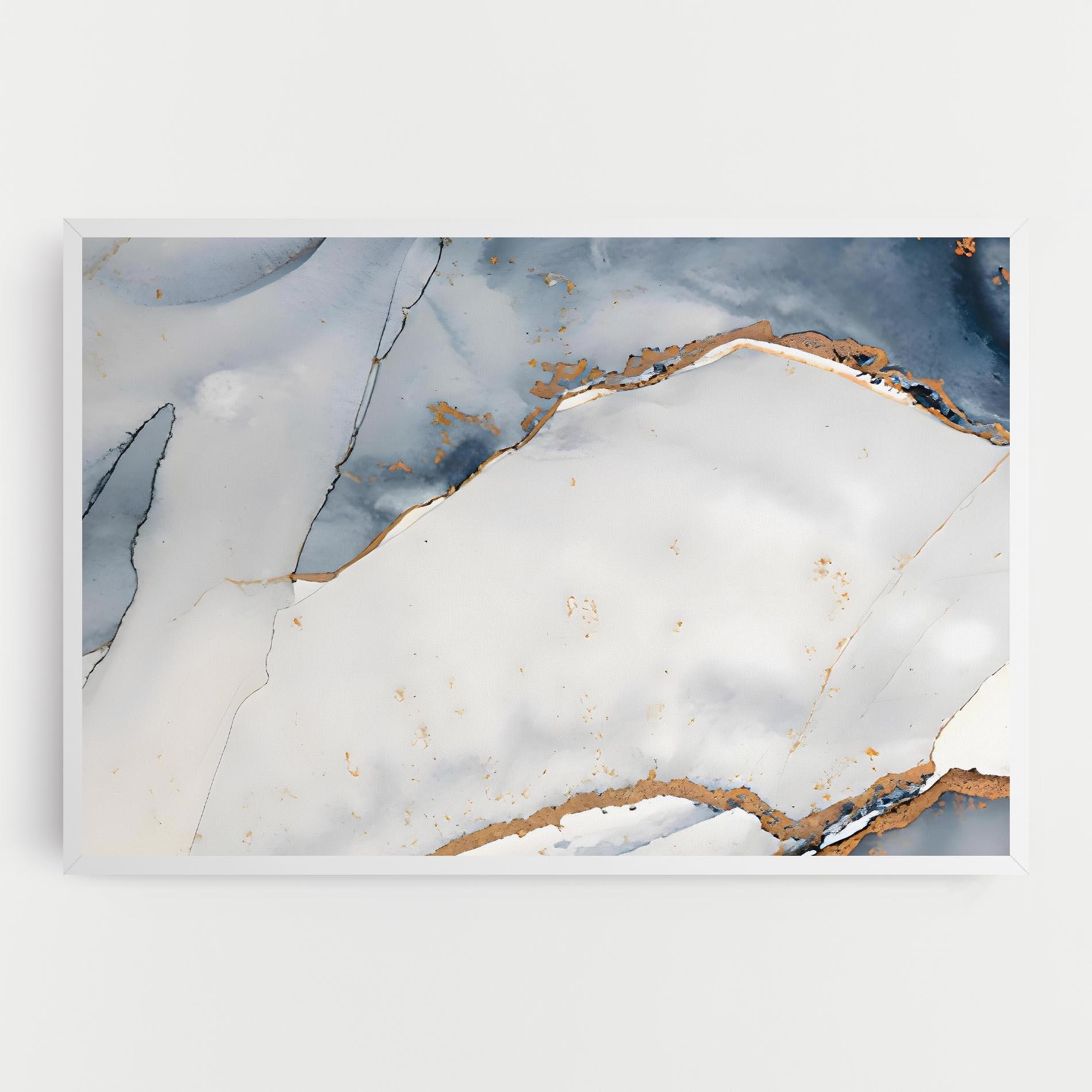 Leinwandbild Blue Watercolor mockup 0