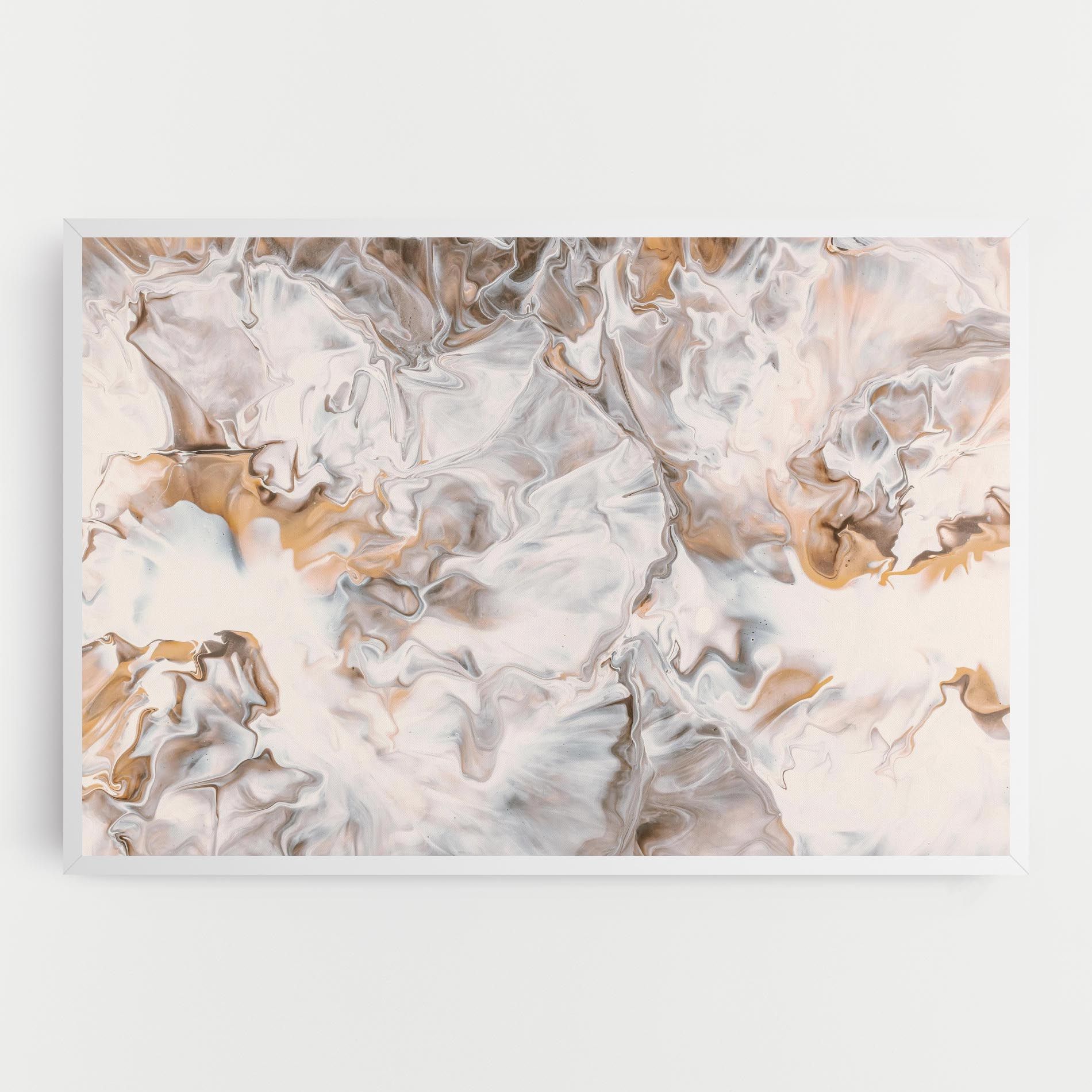 White Gold Abstract mockup 0