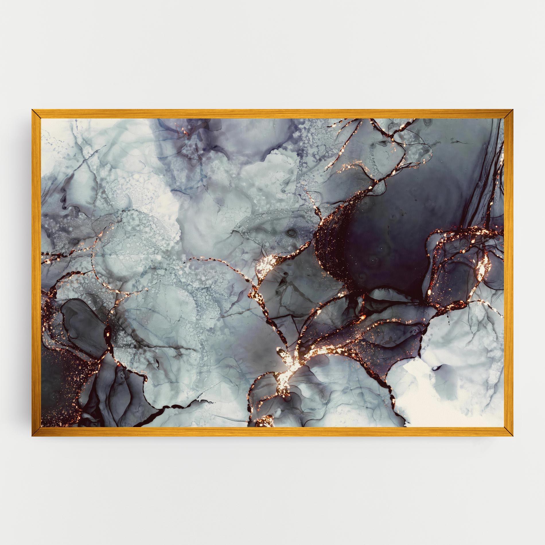 Leinwandbild Abstract Gold Path mockup 0