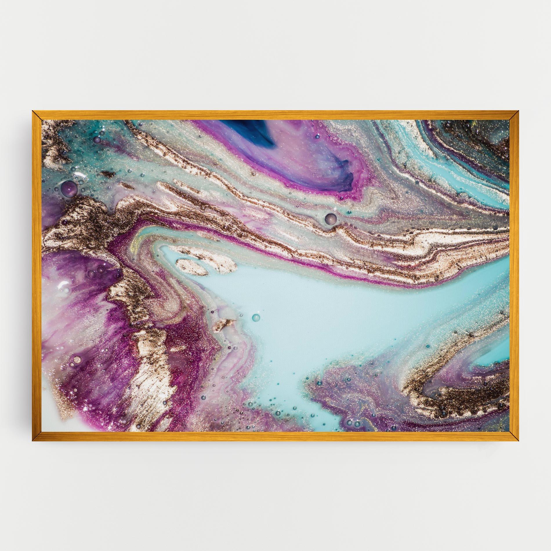 Leinwandbild Pink Marble Shades mockup 0