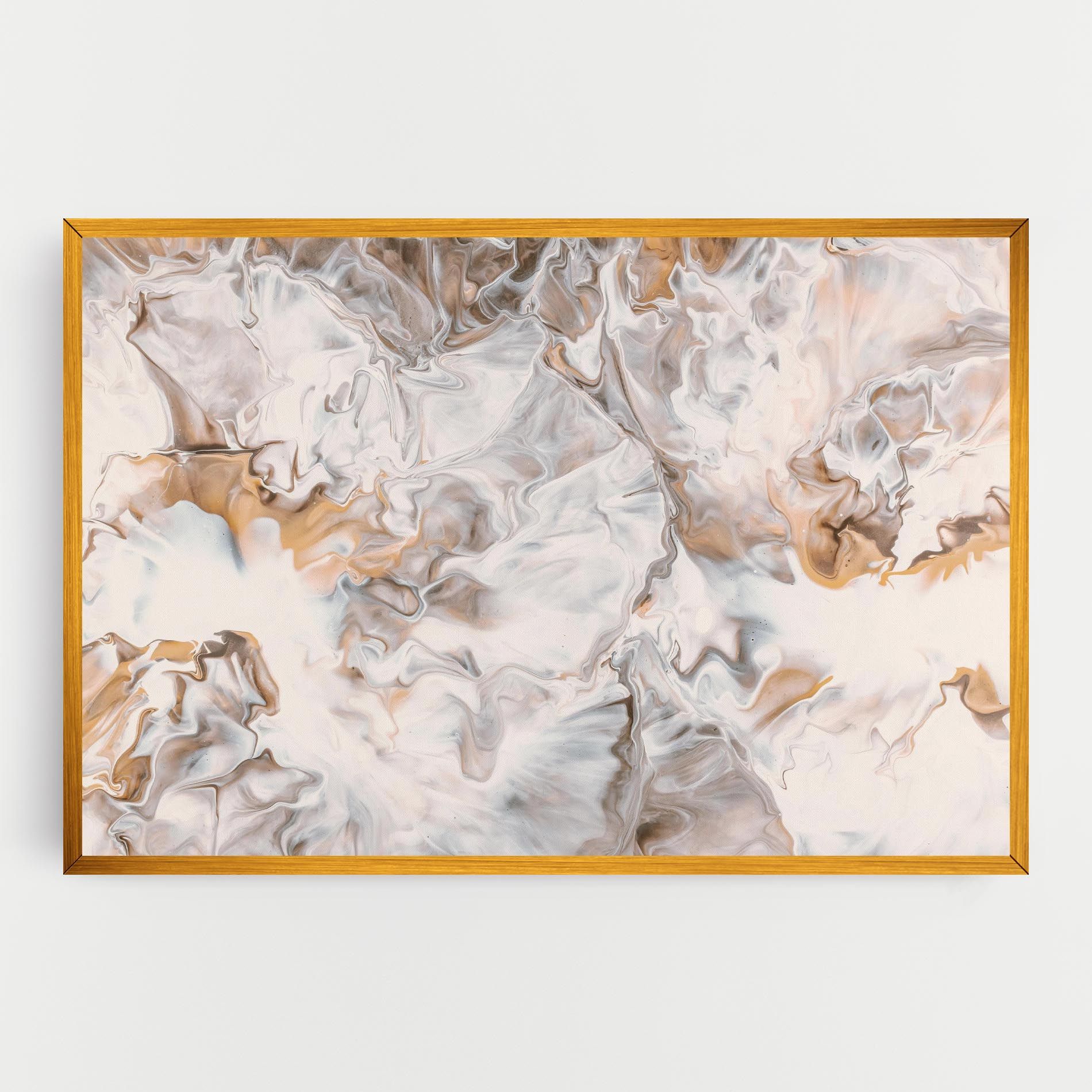 White Gold Abstract mockup 0