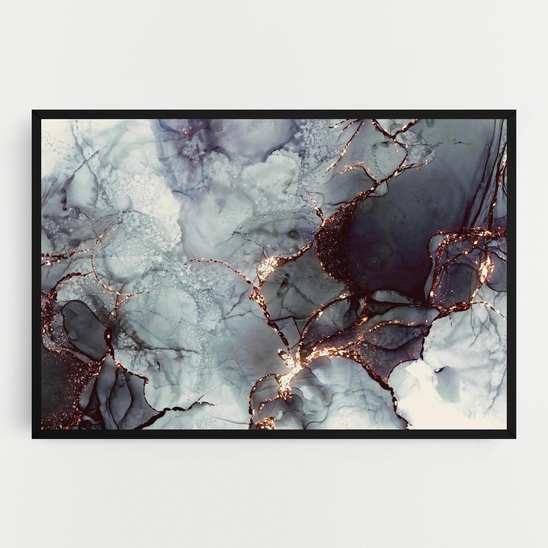 Leinwandbild Abstract Gold Path mockup 0