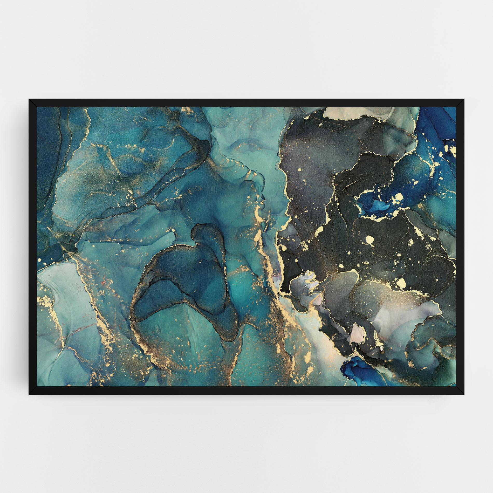 Leinwandbild Blue Marble mockup 0