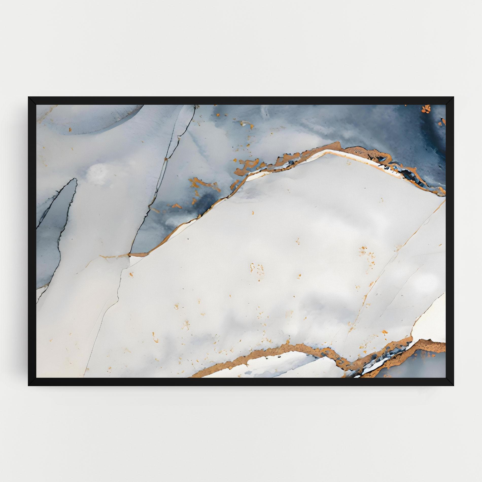 Leinwandbild Blue Watercolor mockup 0