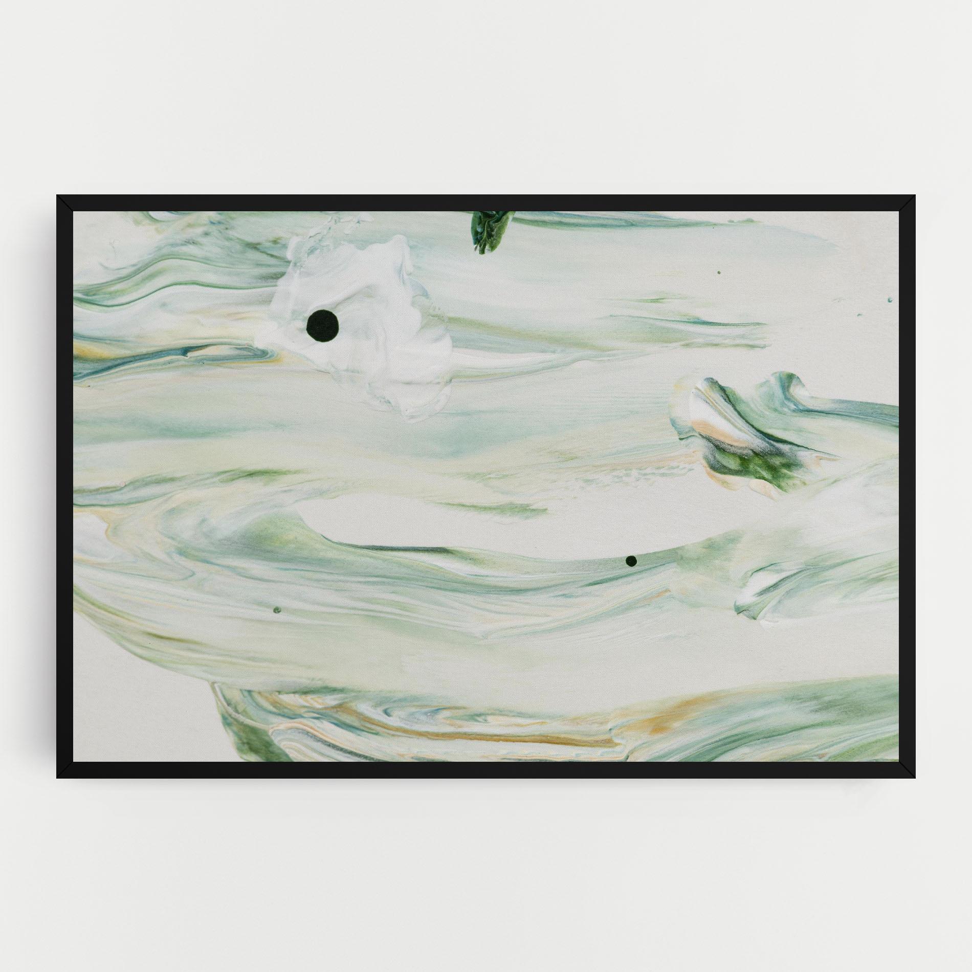 Leinwandbild Light Green Painting mockup 0