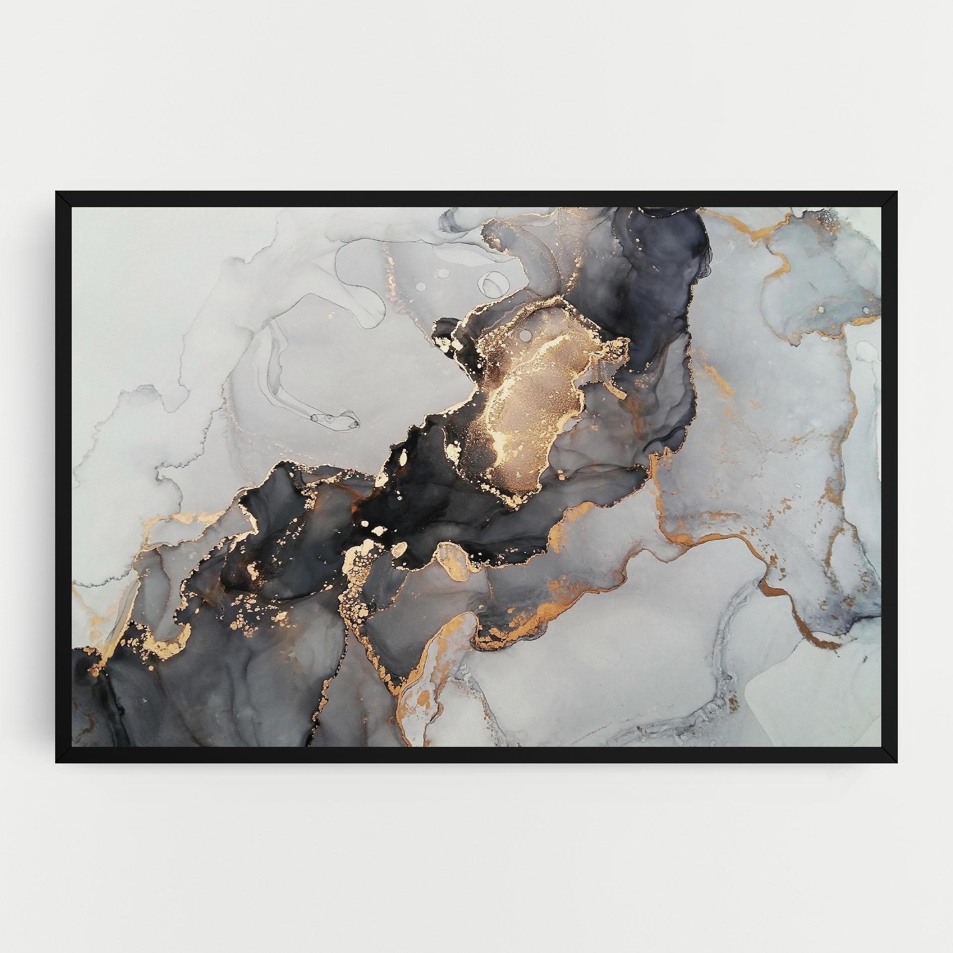 Leinwandbild Marble Shades mockup 0