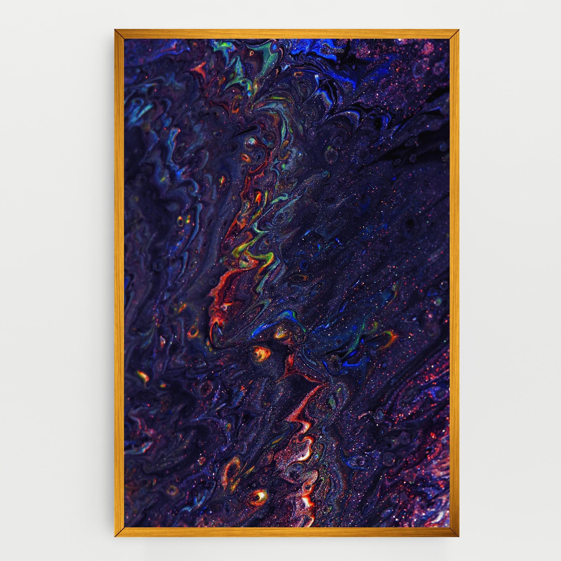 Leinwandbild Dark Purple Texture mockup 0