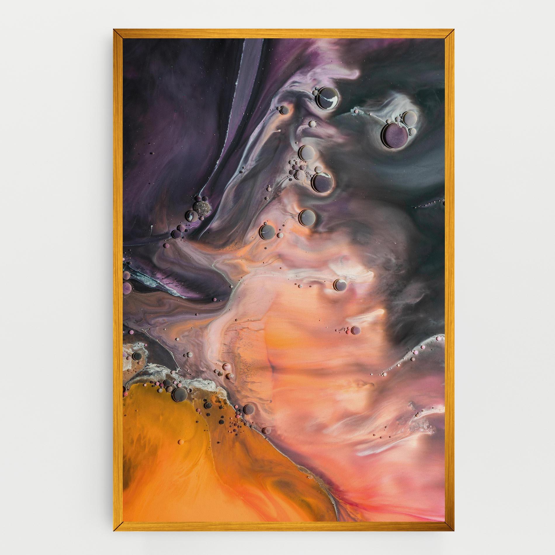 Leinwandbild Orange Shades mockup 0