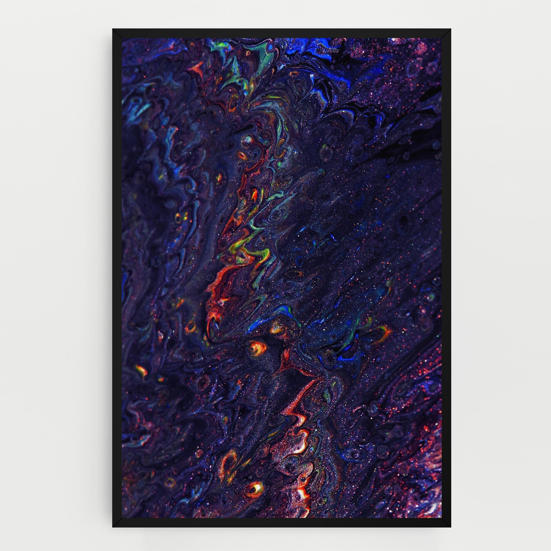 Leinwandbild Dark Purple Texture mockup 0