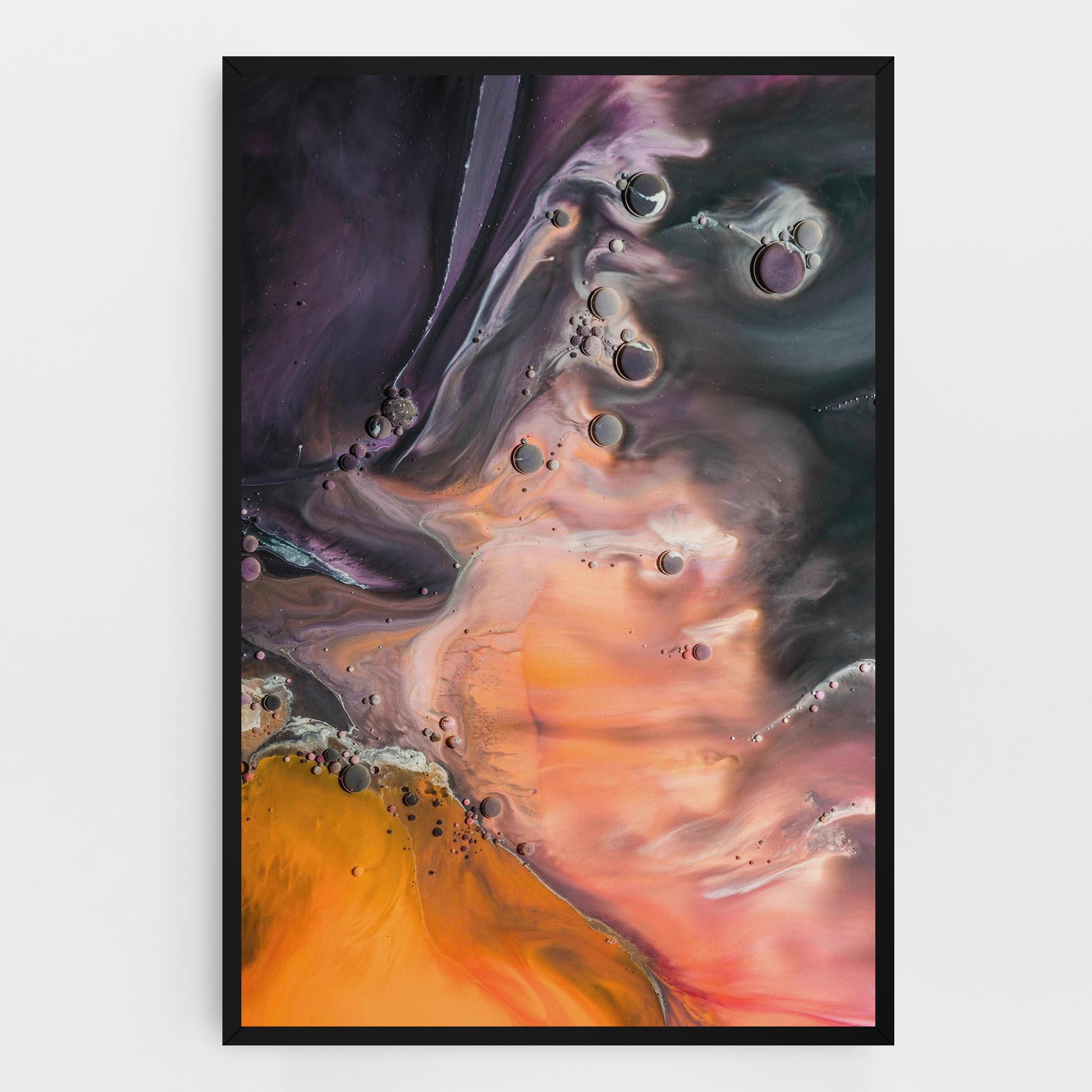 Leinwandbild Orange Shades mockup 0