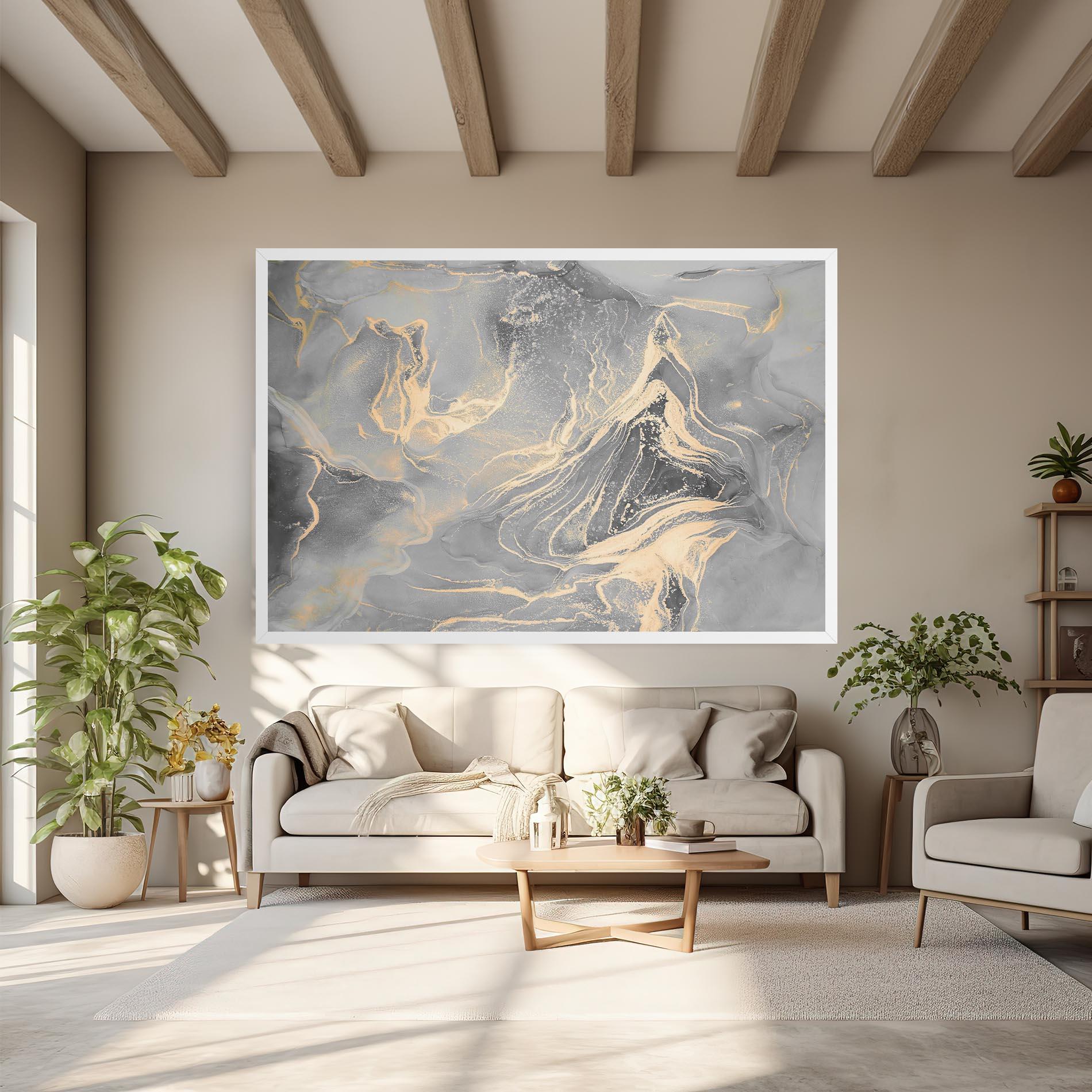 Leinwandbild Abstract Illusion mockup 6