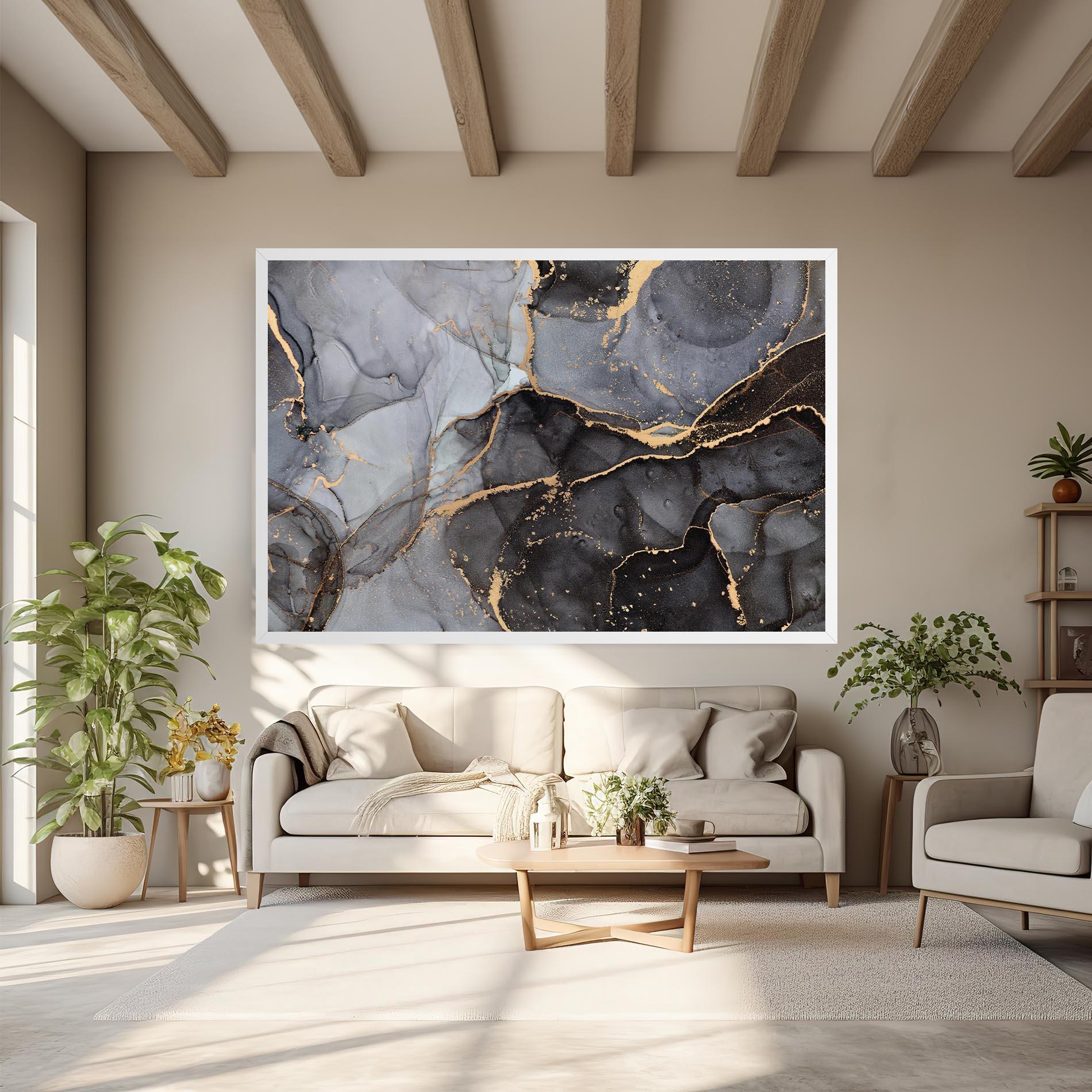 Leinwandbild Abstract Marble mockup 6