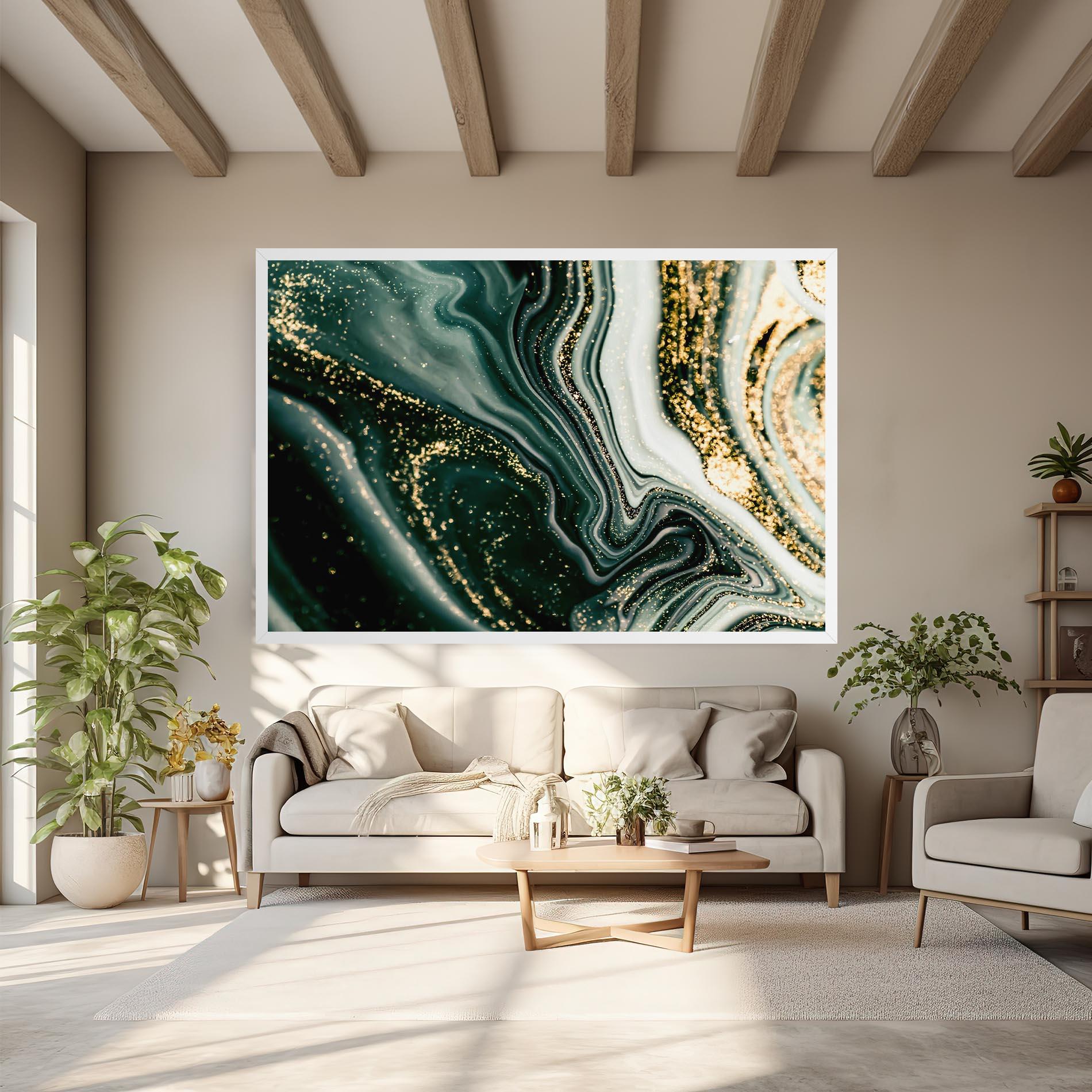 Leinwandbild Abstract Shades mockup 6