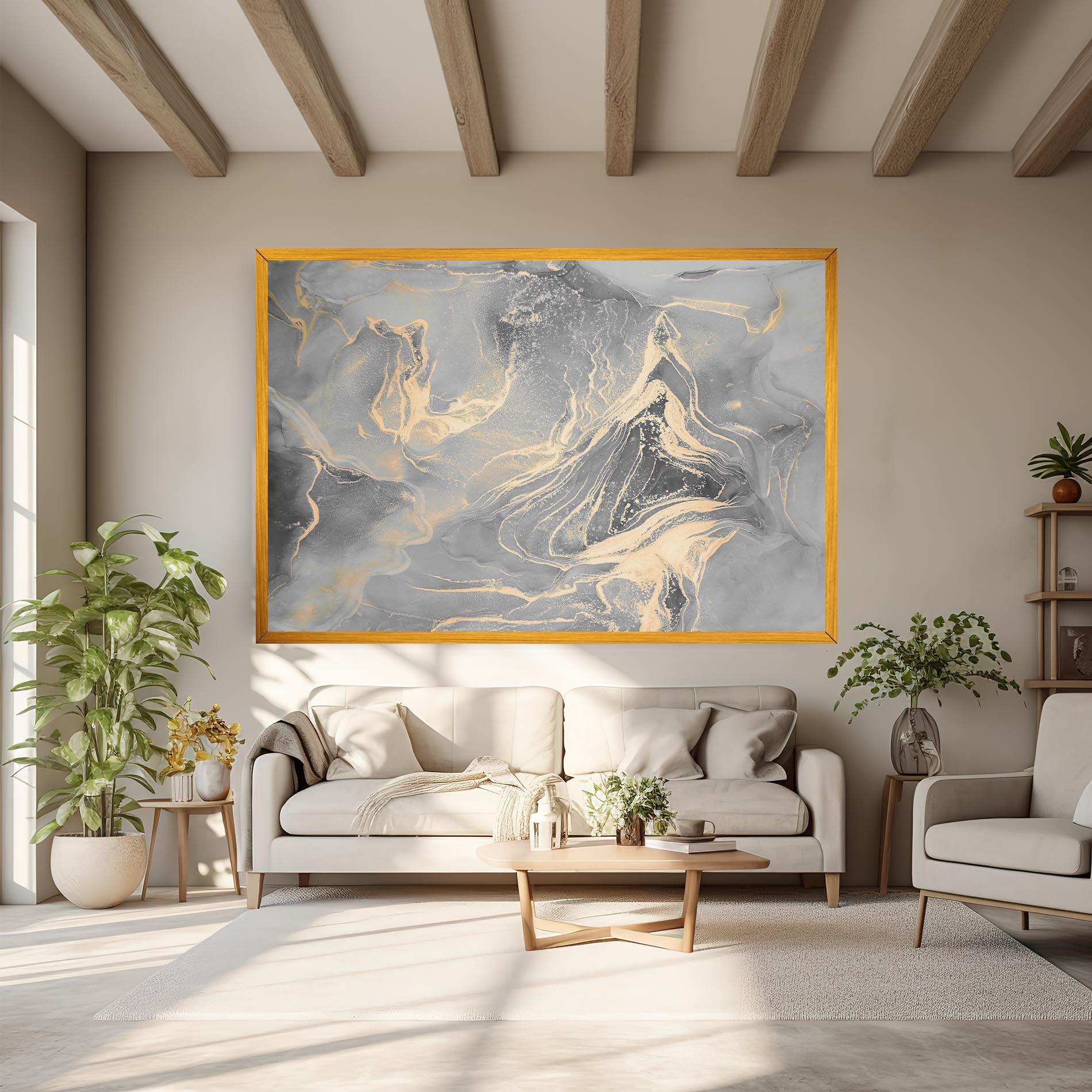 Leinwandbild Abstract Illusion mockup 6