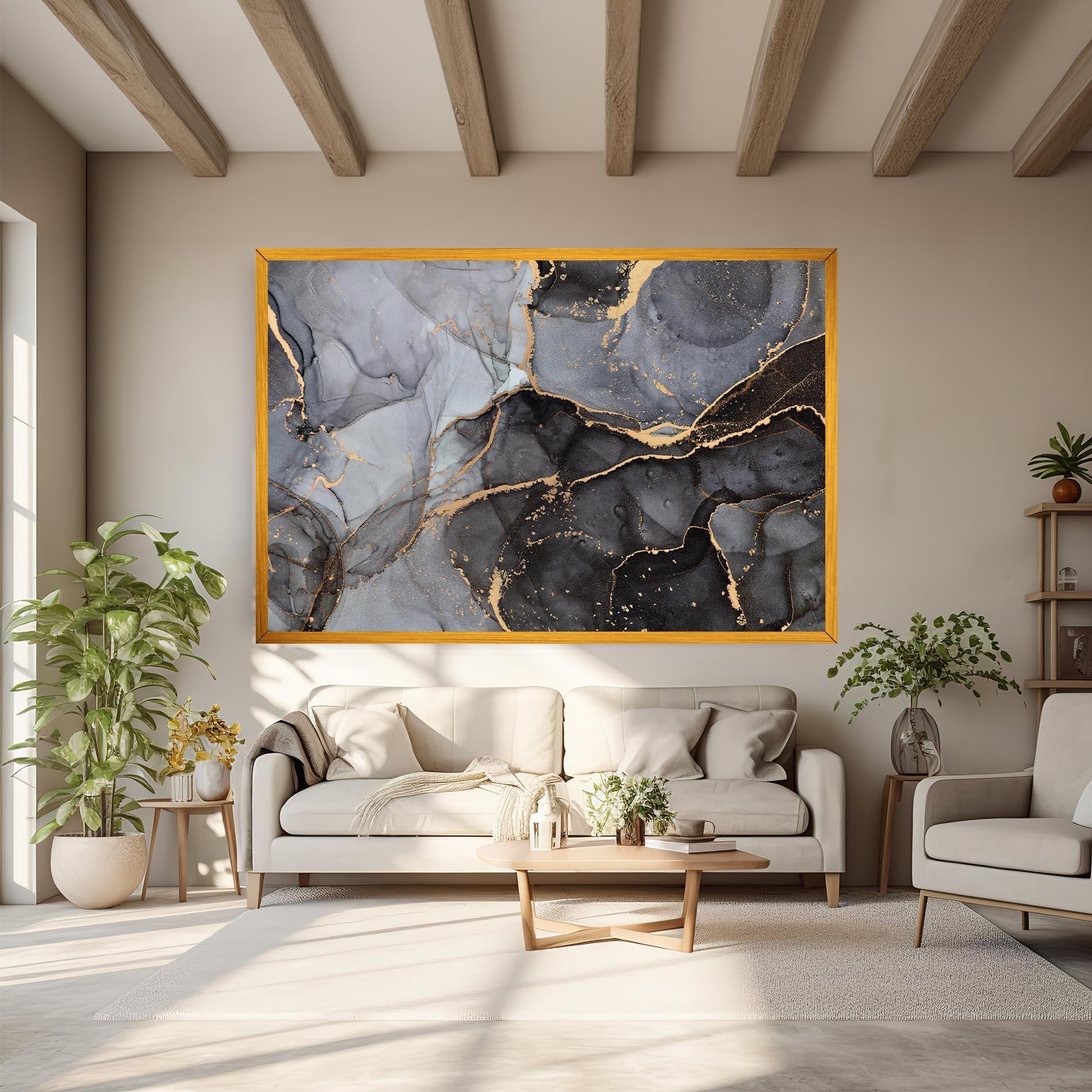 Leinwandbild Abstract Marble mockup 6