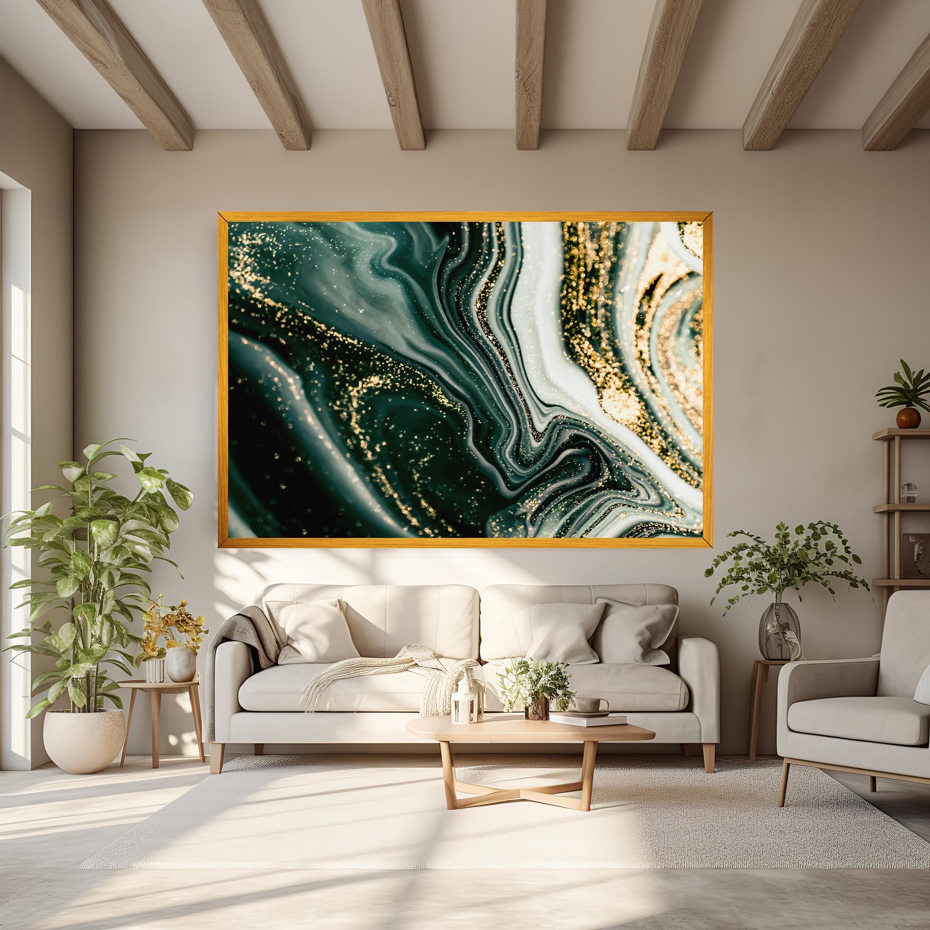 Leinwandbild Abstract Shades mockup 6