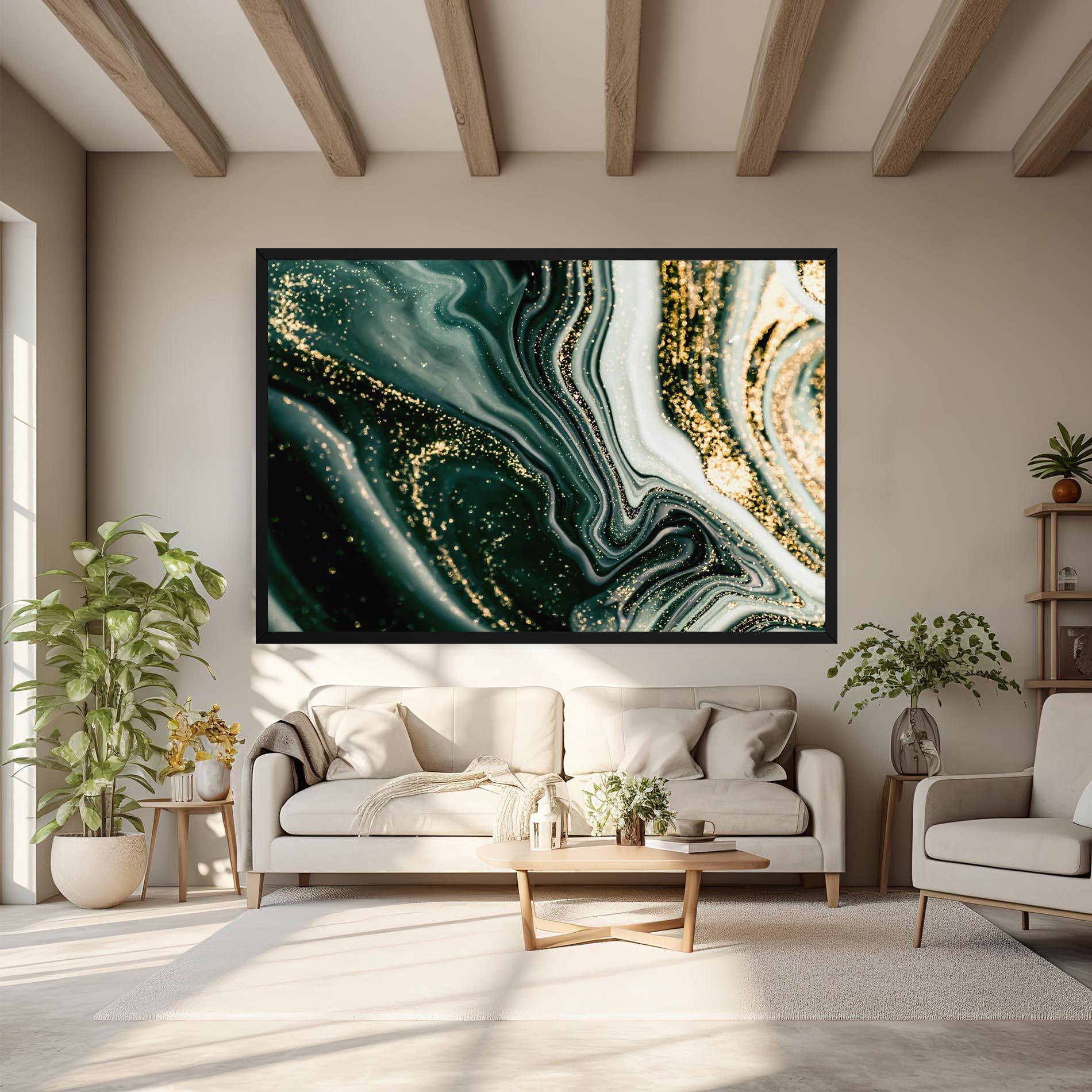 Leinwandbild Abstract Shades mockup 6